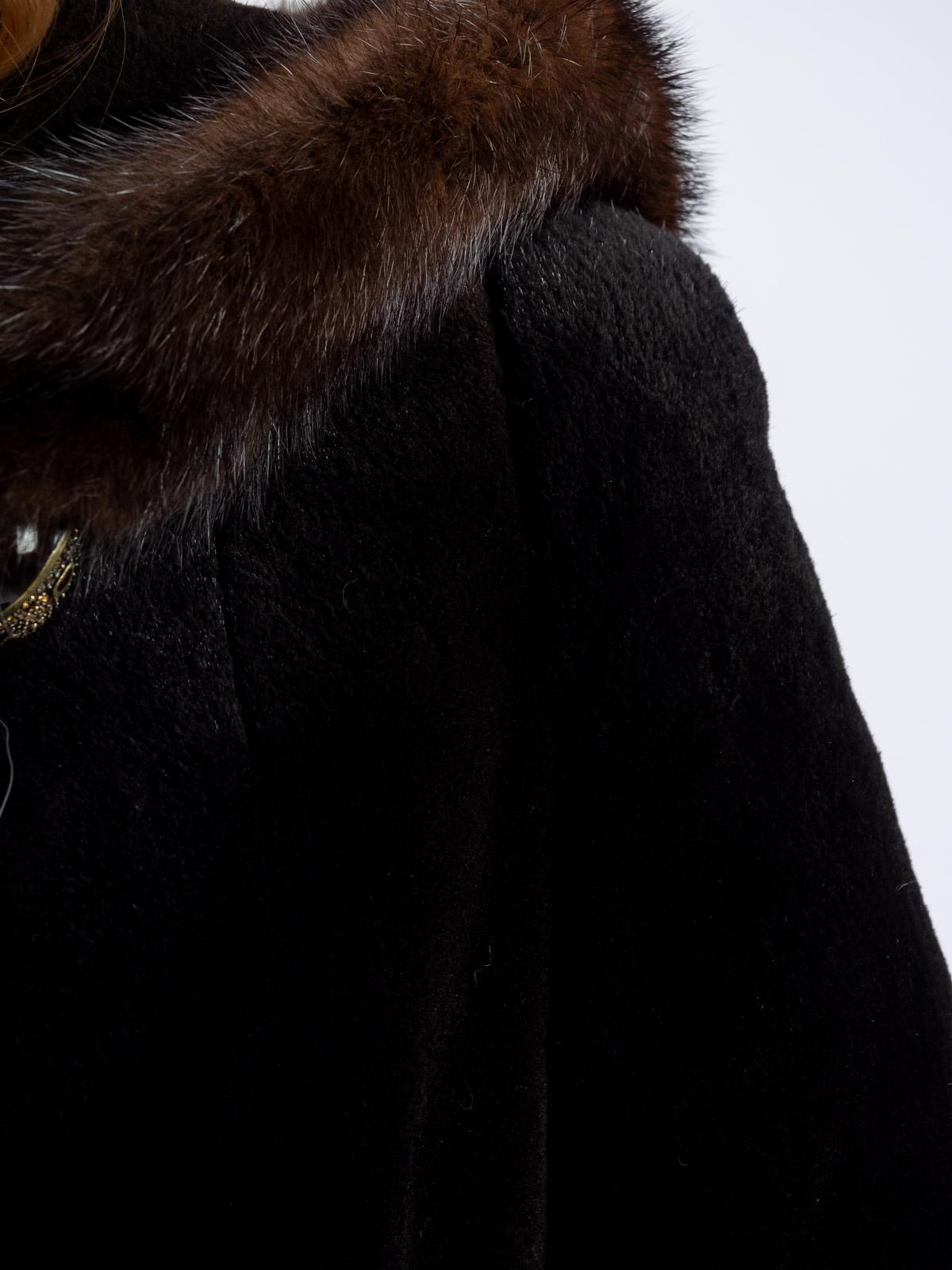 Шуба из меха нутрии Золотой Олимп Лиля