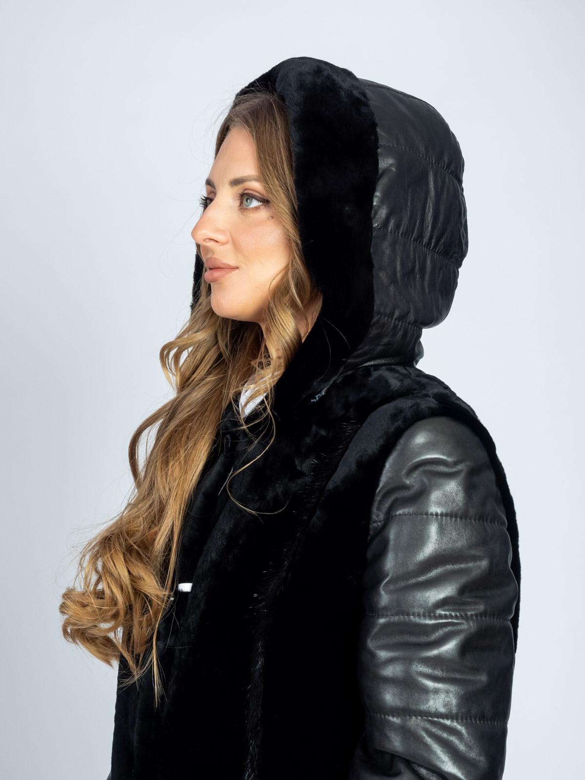 Шуба женская из меха овчины Багира М 193