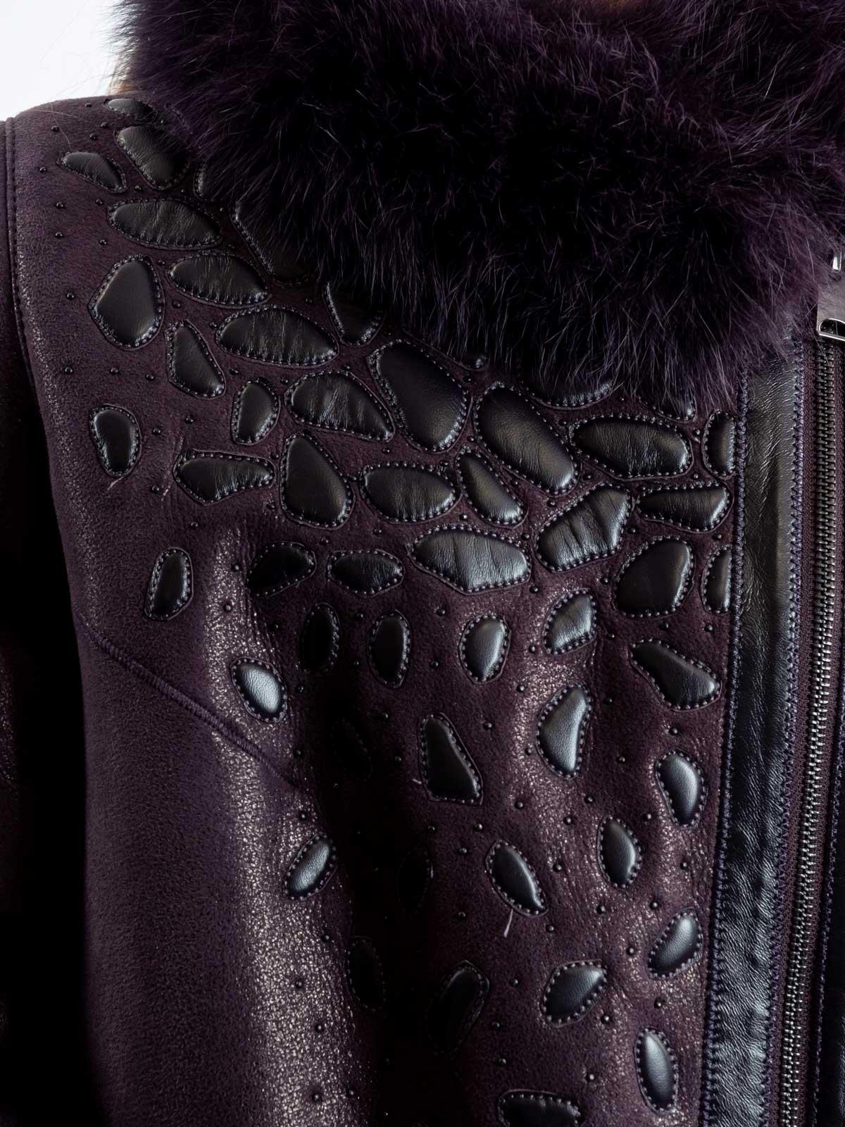 Дубленка женская из меха овчины LINDI WEST 4096-110T