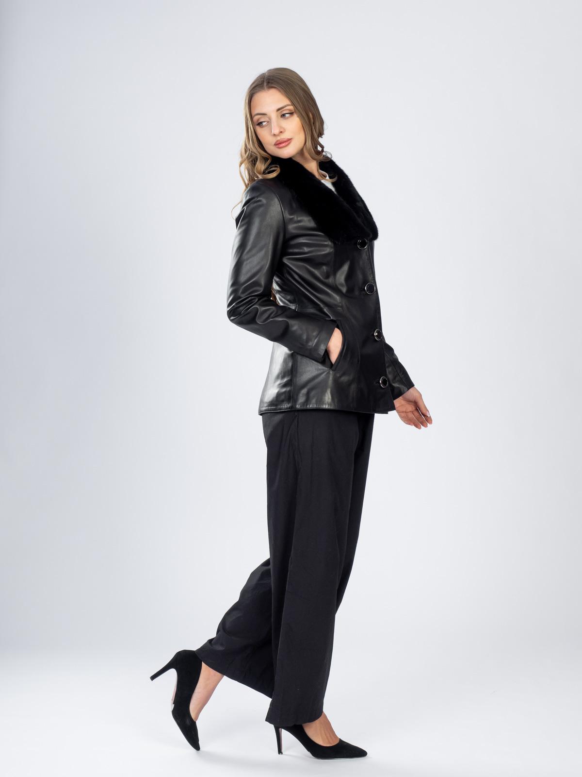 Куртка женская из натуральной кожи FASHION STAR 633