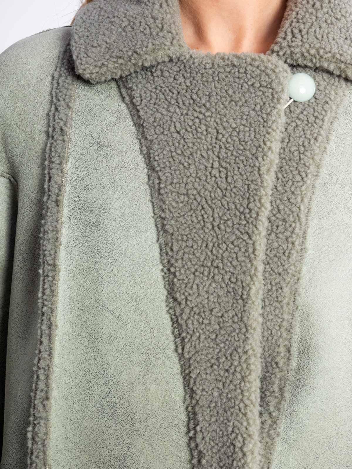 Шуба двусторонняя из эко-меха Simakhov SM49