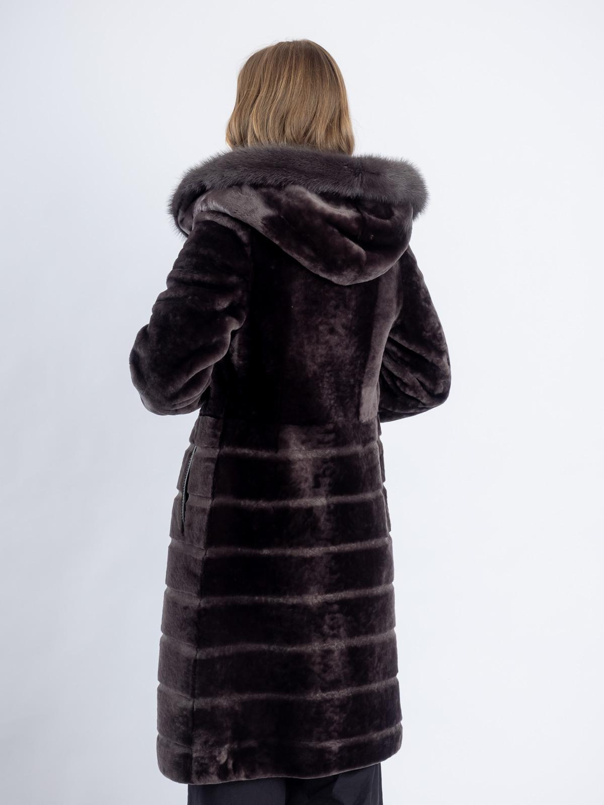 Шуба из меха овчины женская DF DANIEL FURS Д-56