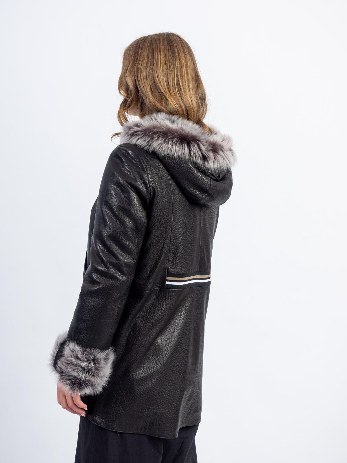 Дубленка женская с подкладом из овчины BARSS Z-1868-75