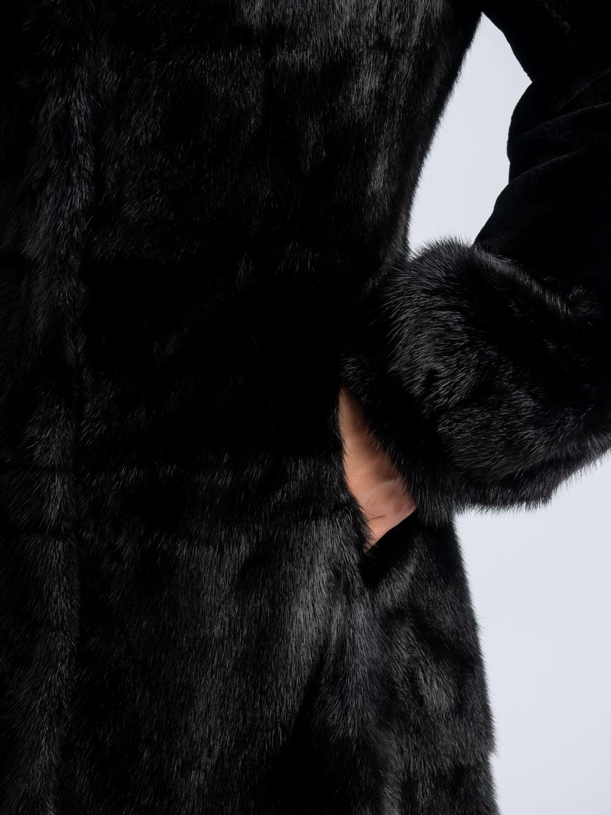 Шуба женская из меха норки Френч №3