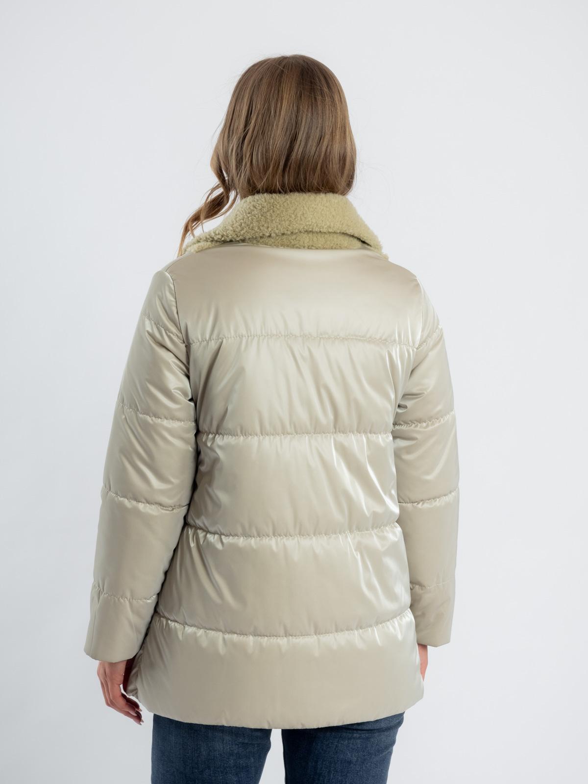 Куртка женская из экомеха керли REBBEKA Q-185