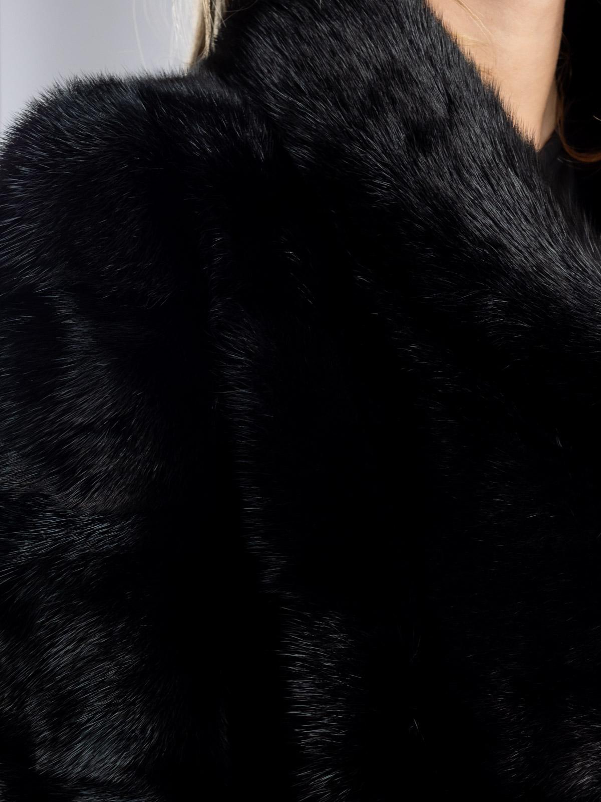 Шуба из меха норки женская Прадо Лз