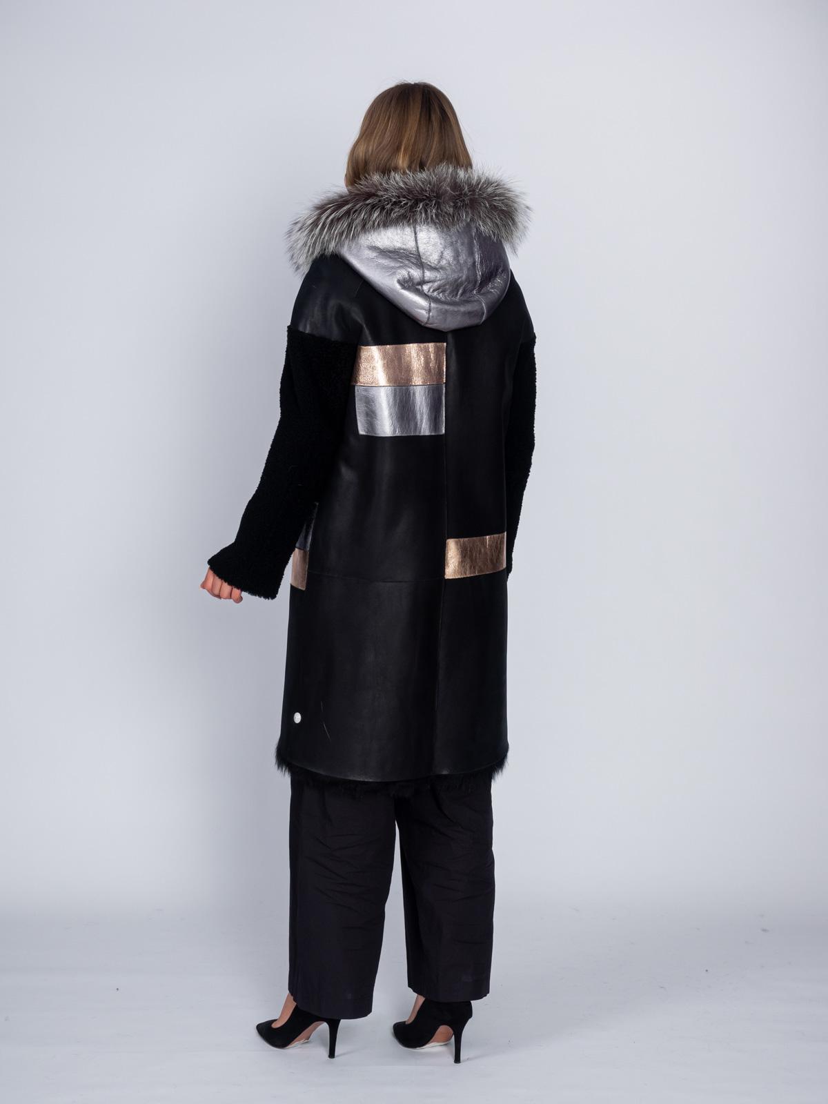 Дубленка женская из меха овчины BARSS 1813-T