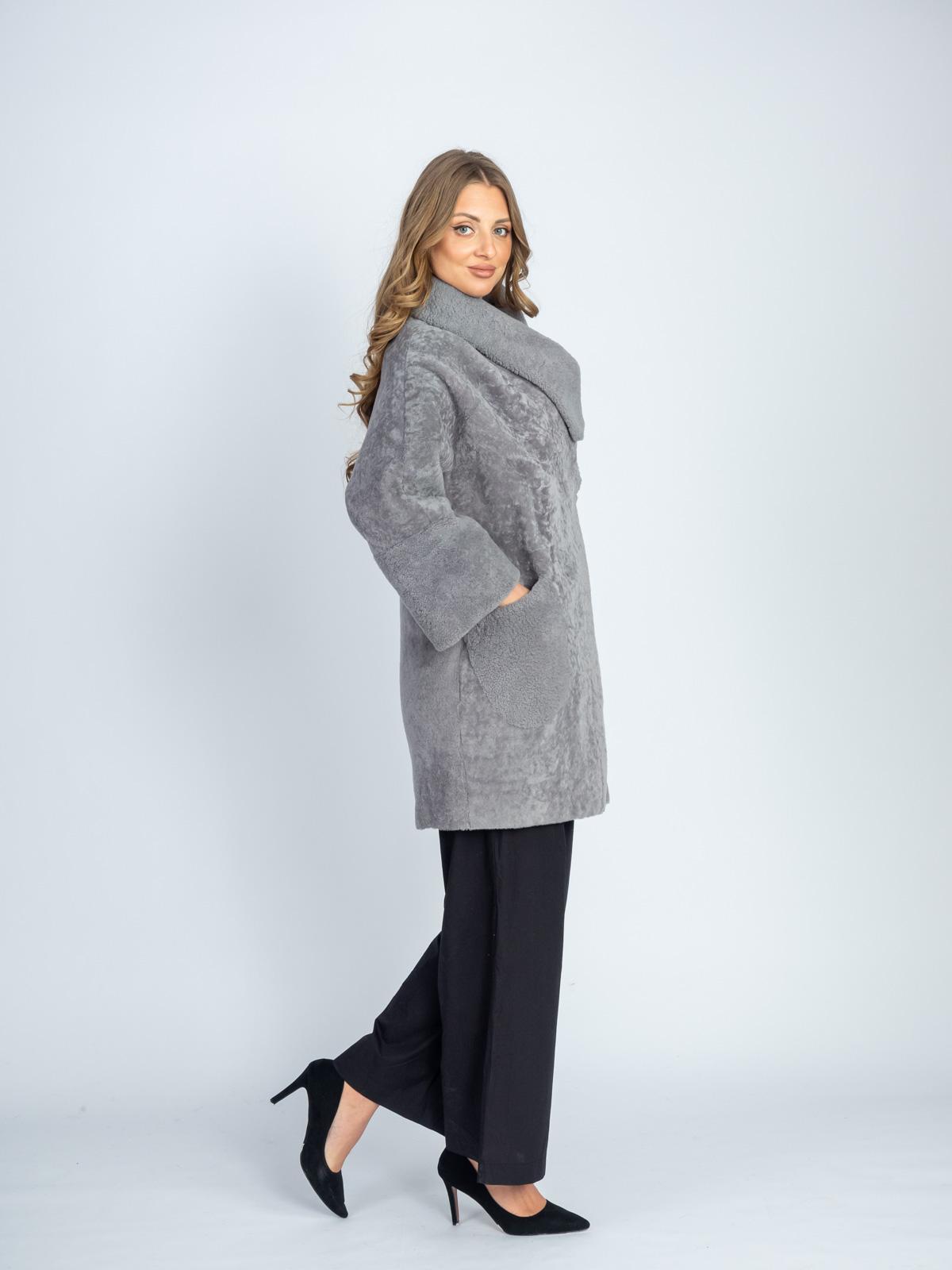 Шуба из меха овчины Юник КБ-1702/1