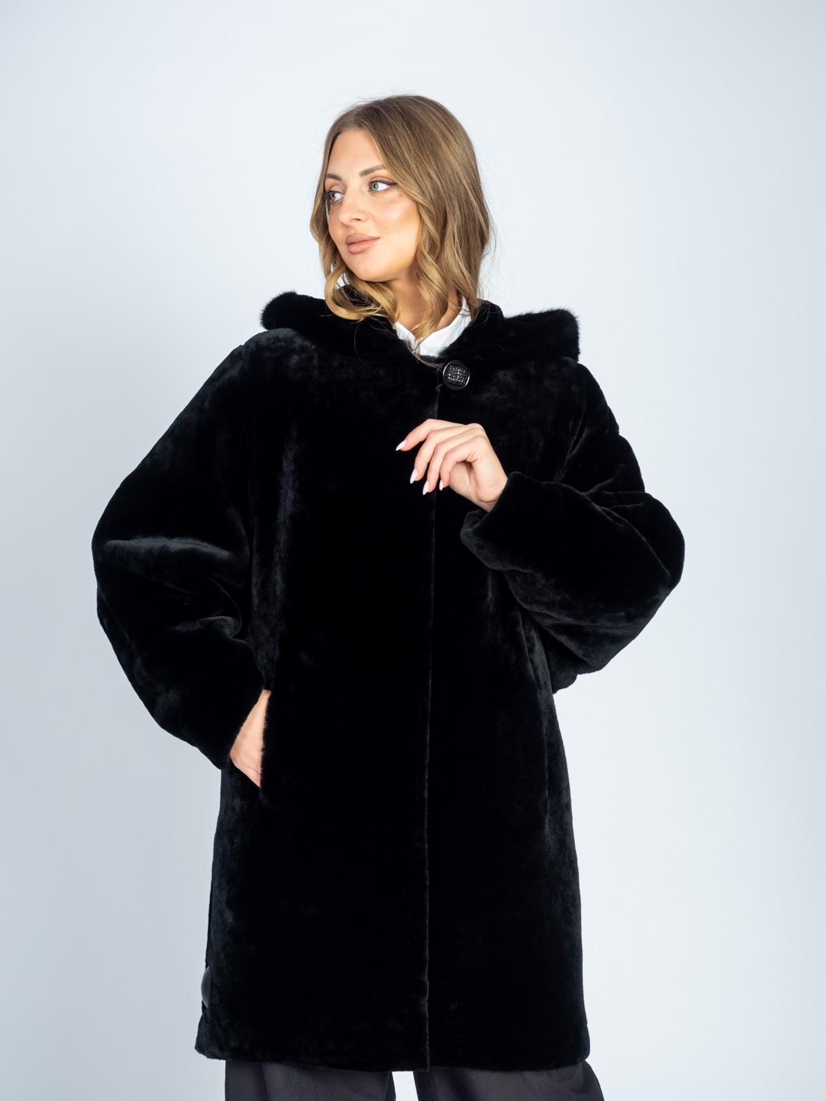 Шуба из меха овчины женская ADAM FURS Офелия 