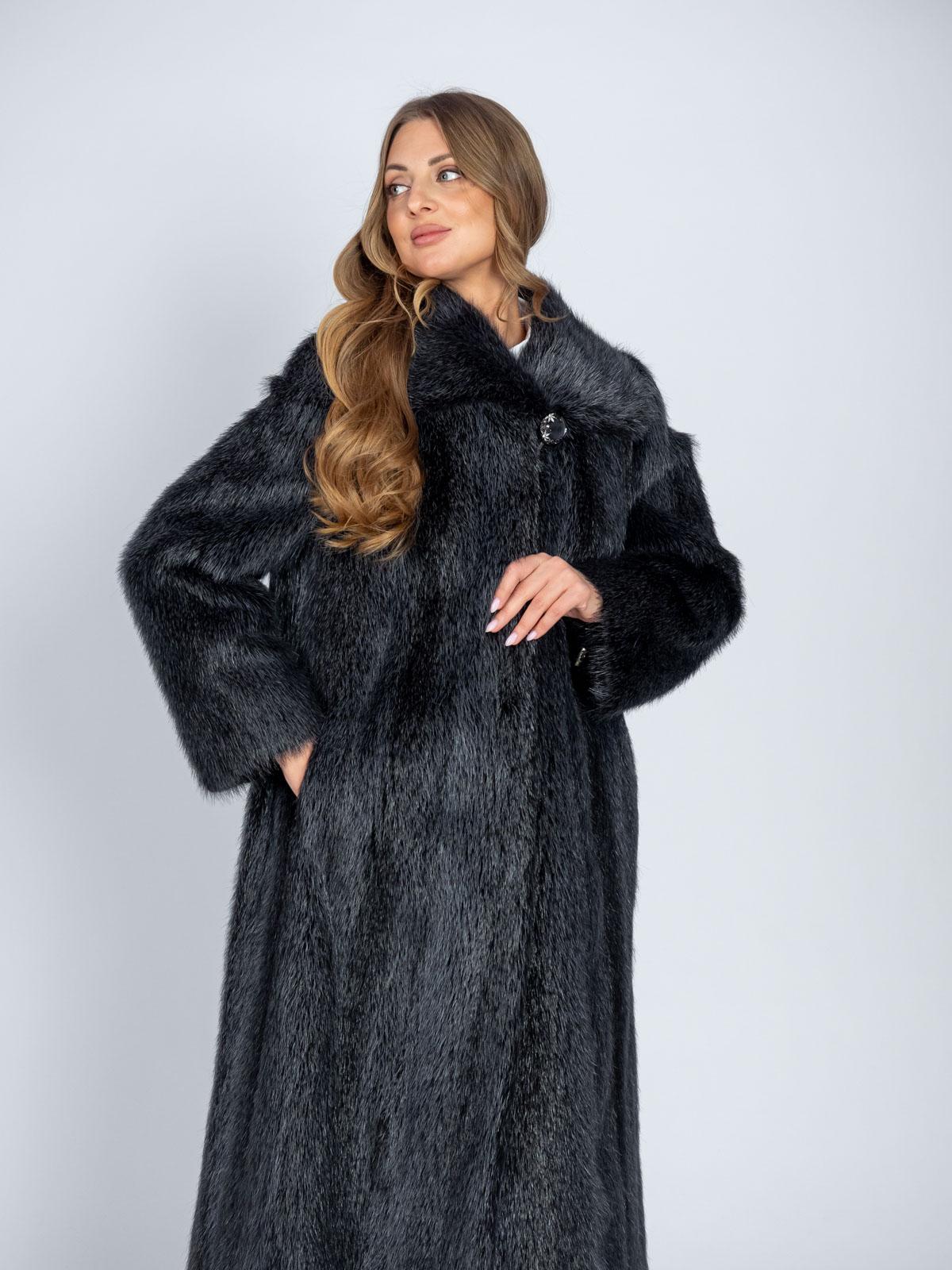 Шуба из меха нутрии женская Millennium M 2