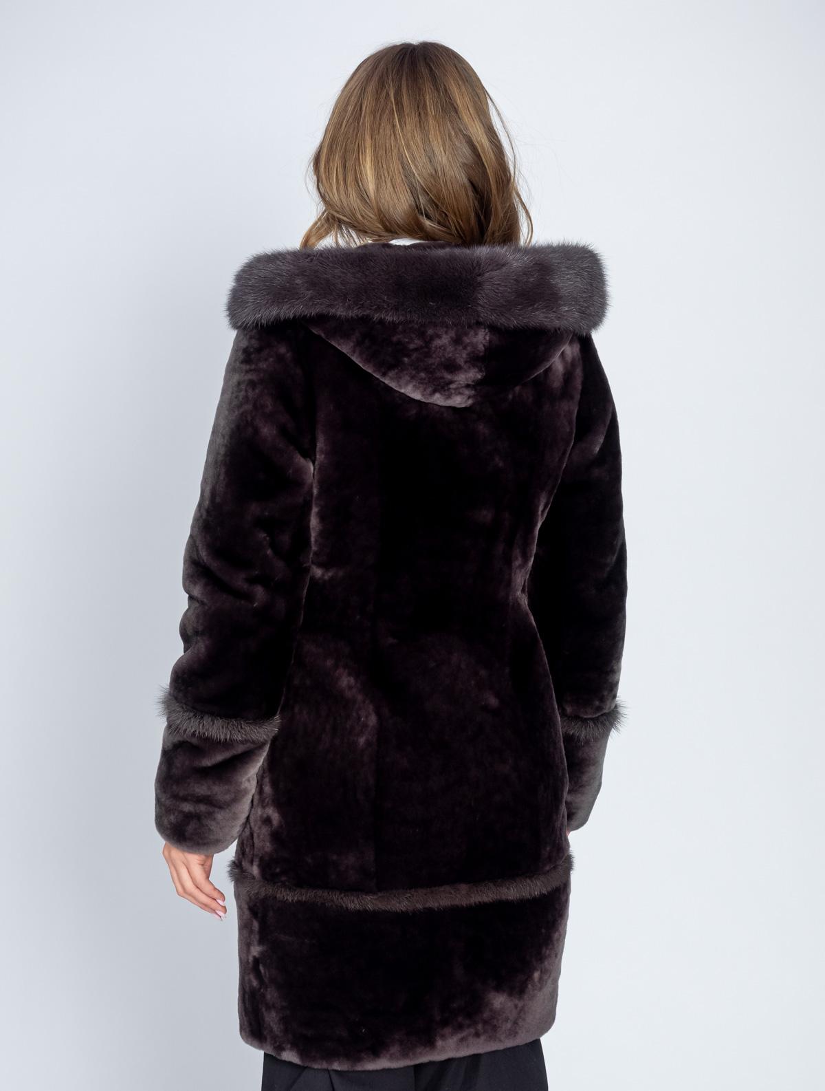 Шуба женская из меха овчины Багира М-162