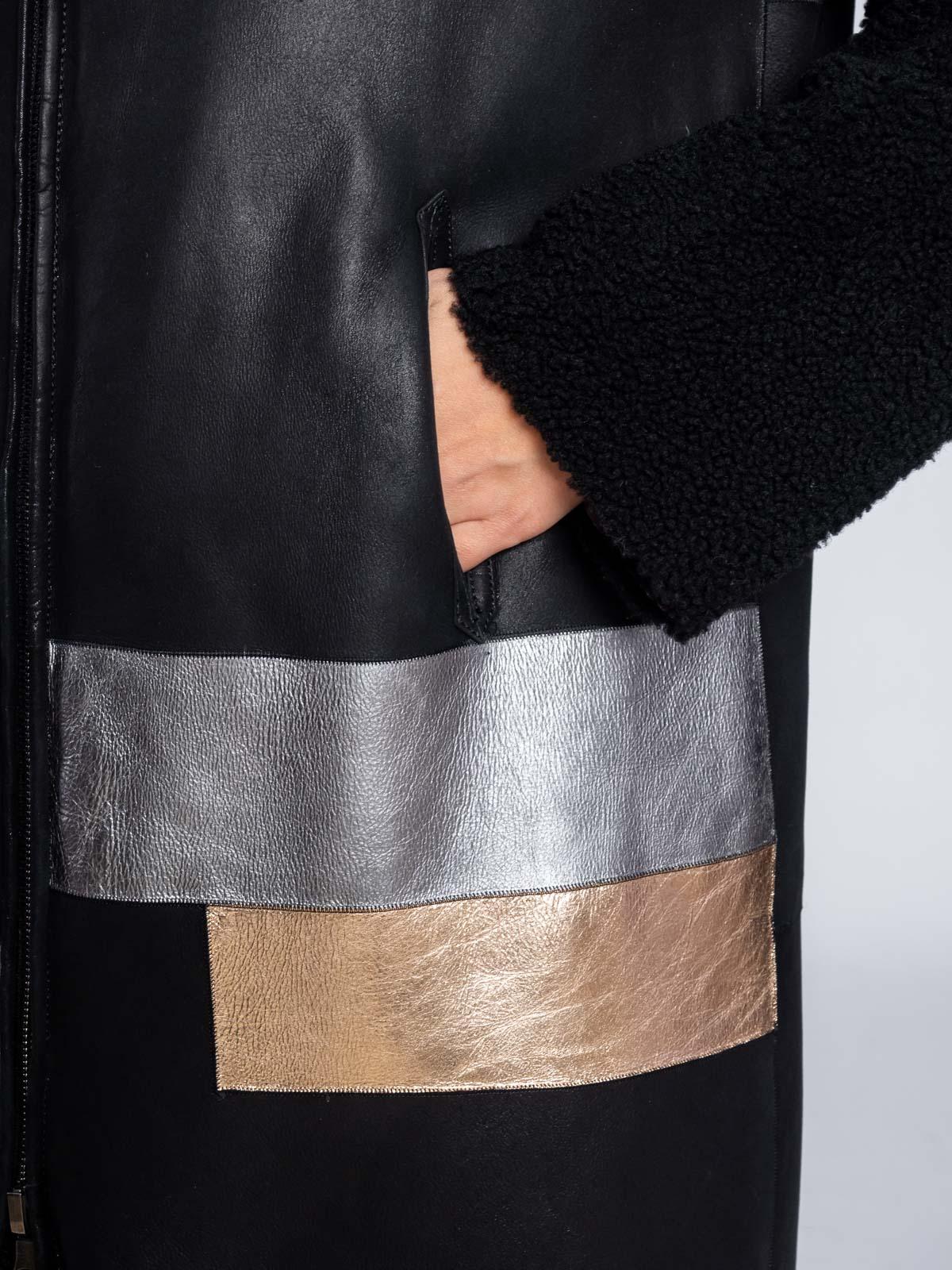 Дубленка женская из меха овчины BARSS 1813-T