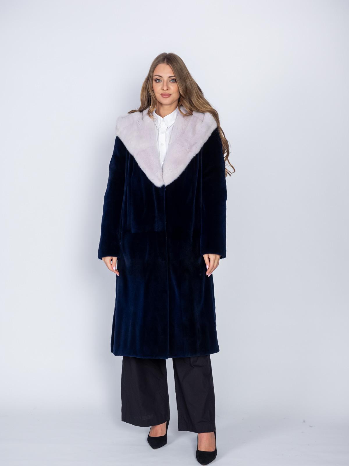 Шуба женская из меха норки MR FURS Makis Roussoulis DD403 / GB-104