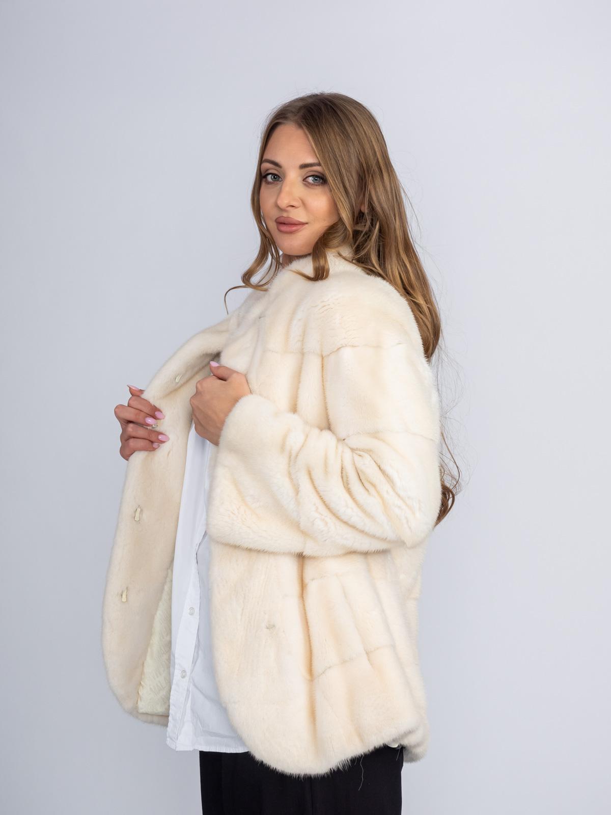 Шуба из меха норки женская  Меховая Мода MULLER