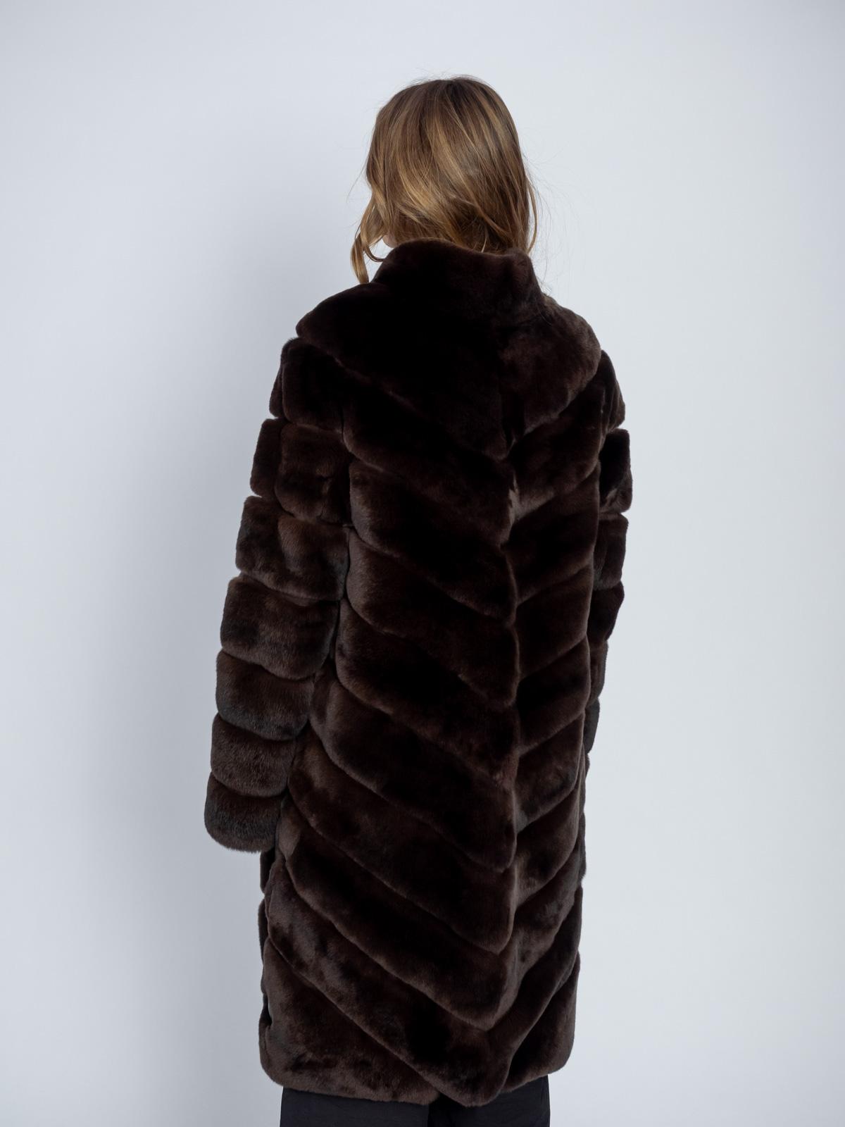 Шуба из меха кролика Меха России 565