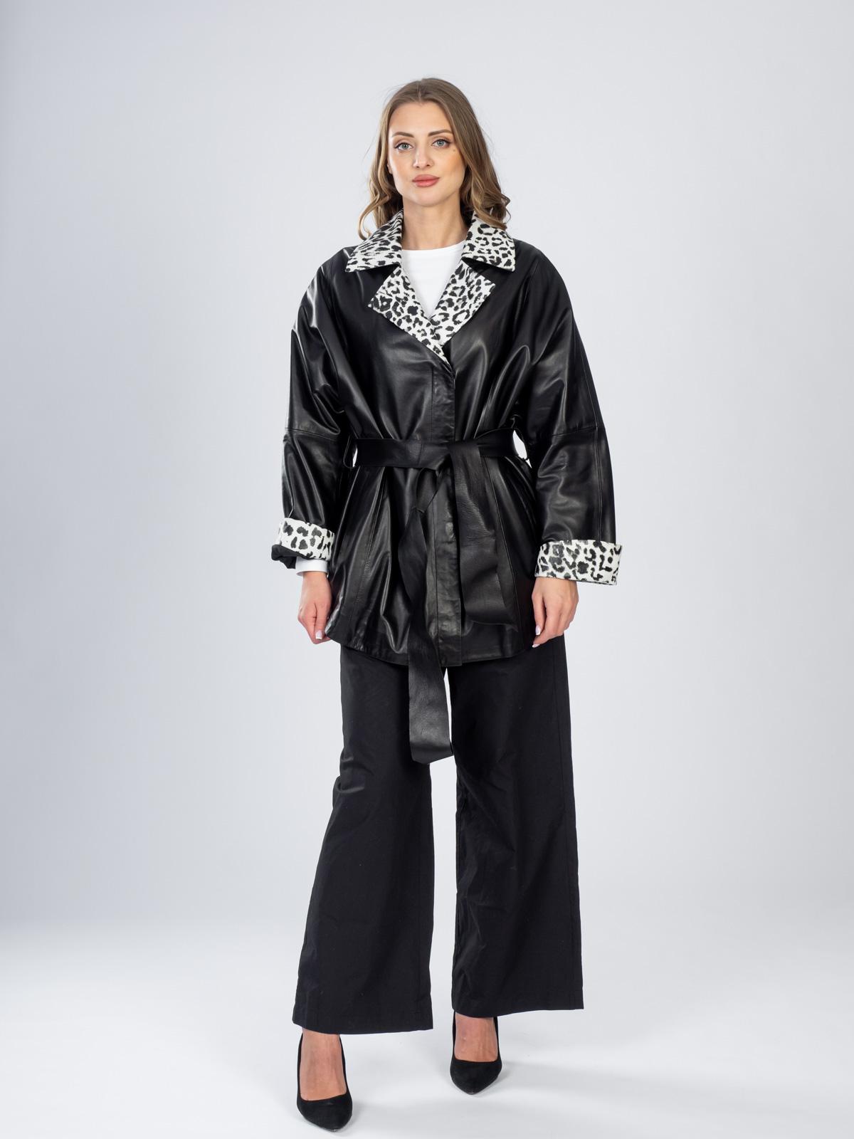 Пальто женское из  натуральной кожи Boni Pelle 24 Z 030