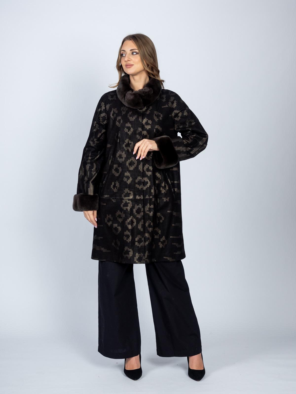 Плащ женский из натуральной кожи Boni Pelle 13Z570-67