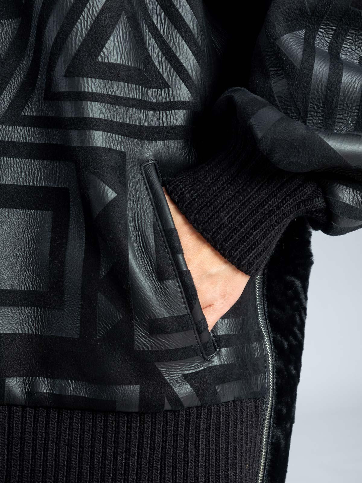 Дубленка женская из меха овчины Lindi West 7151-85KPST