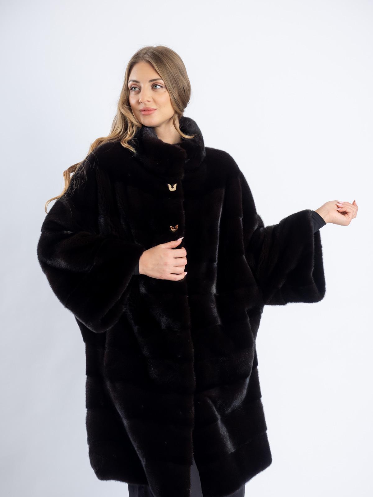 Шуба женская из меха норки Меховая Мода ОМ 6210