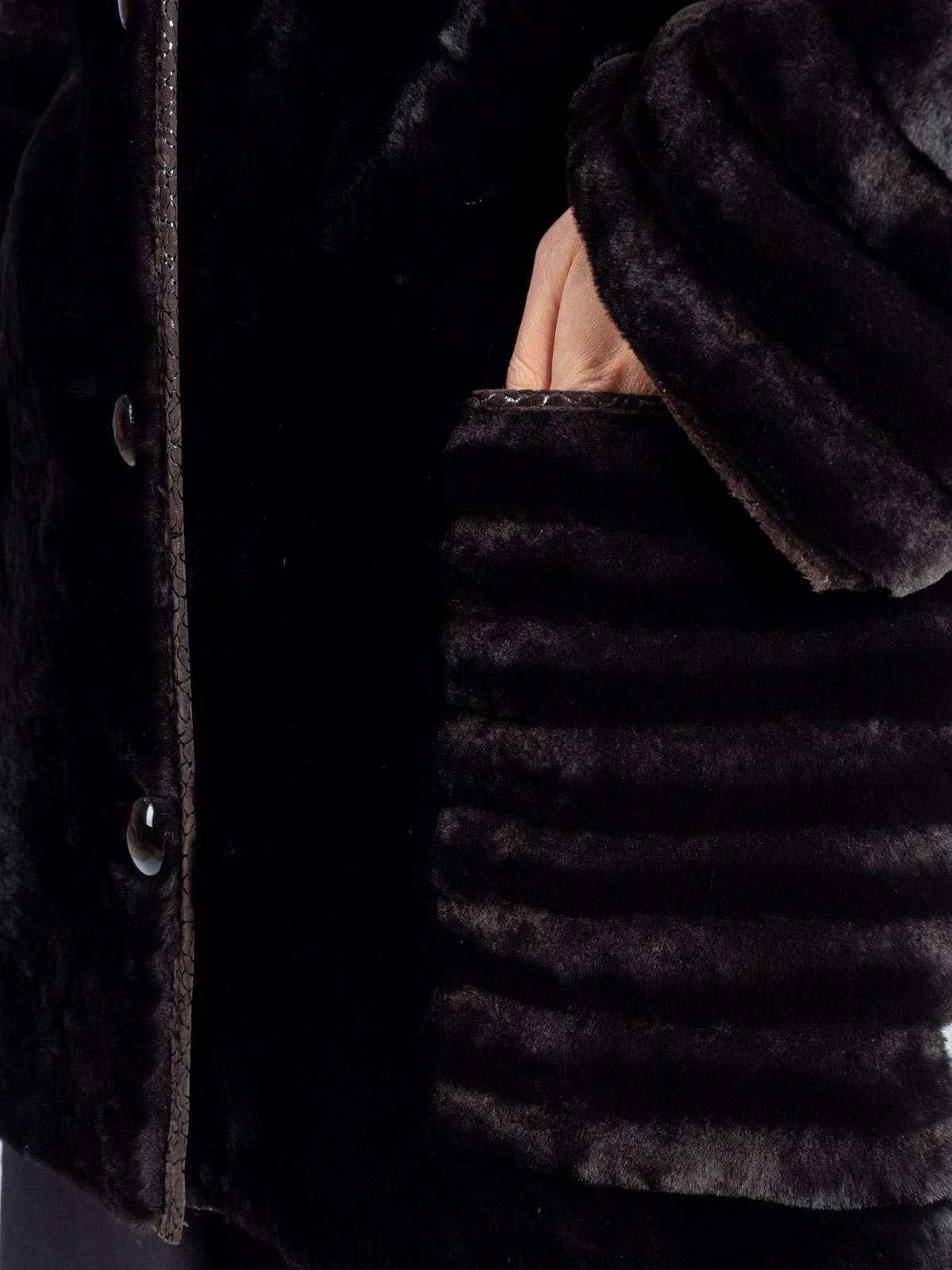 Шуба женская из меха овчины Мадам А 40-14