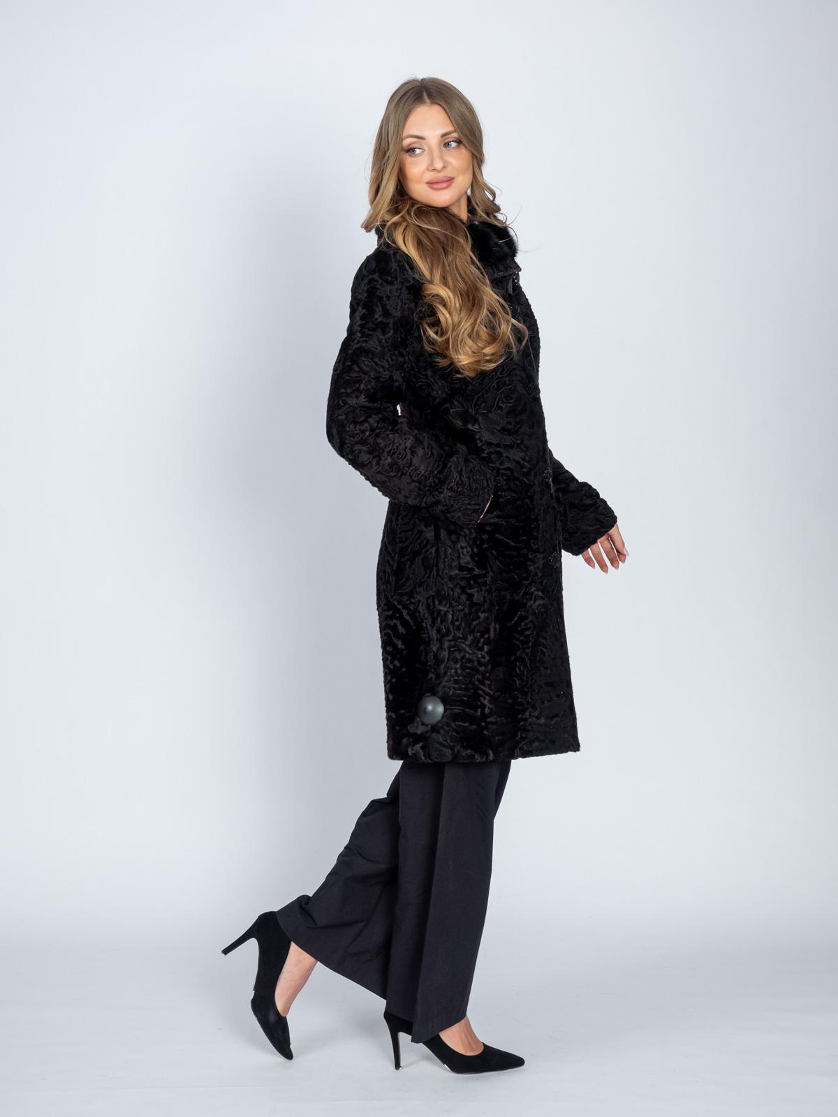 Шуба из меха каракуля Багира Л 83/2