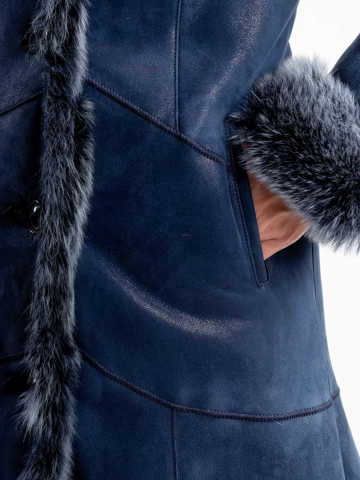 Дубленка  женская из меха овчины S2488