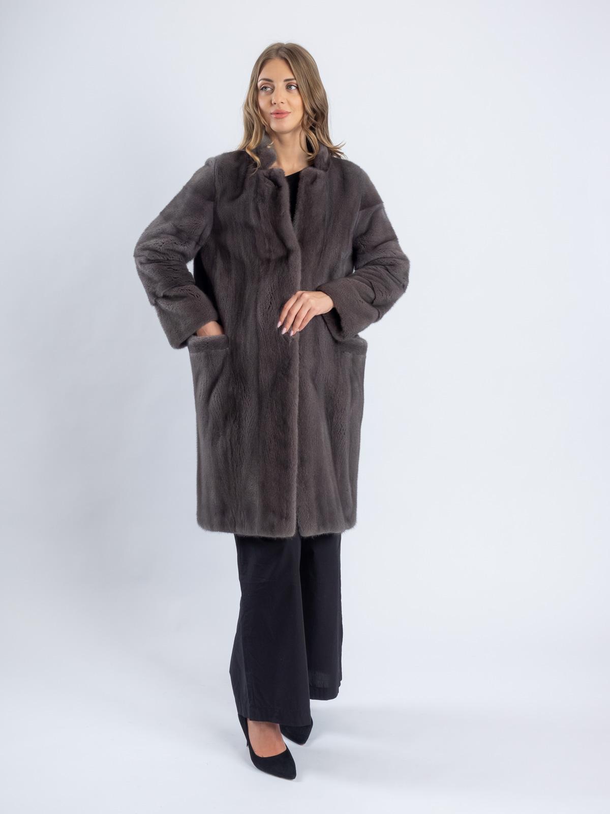 Шуба женская из меха норки DAI-ICHI- MADAM D-16-5039-1 2