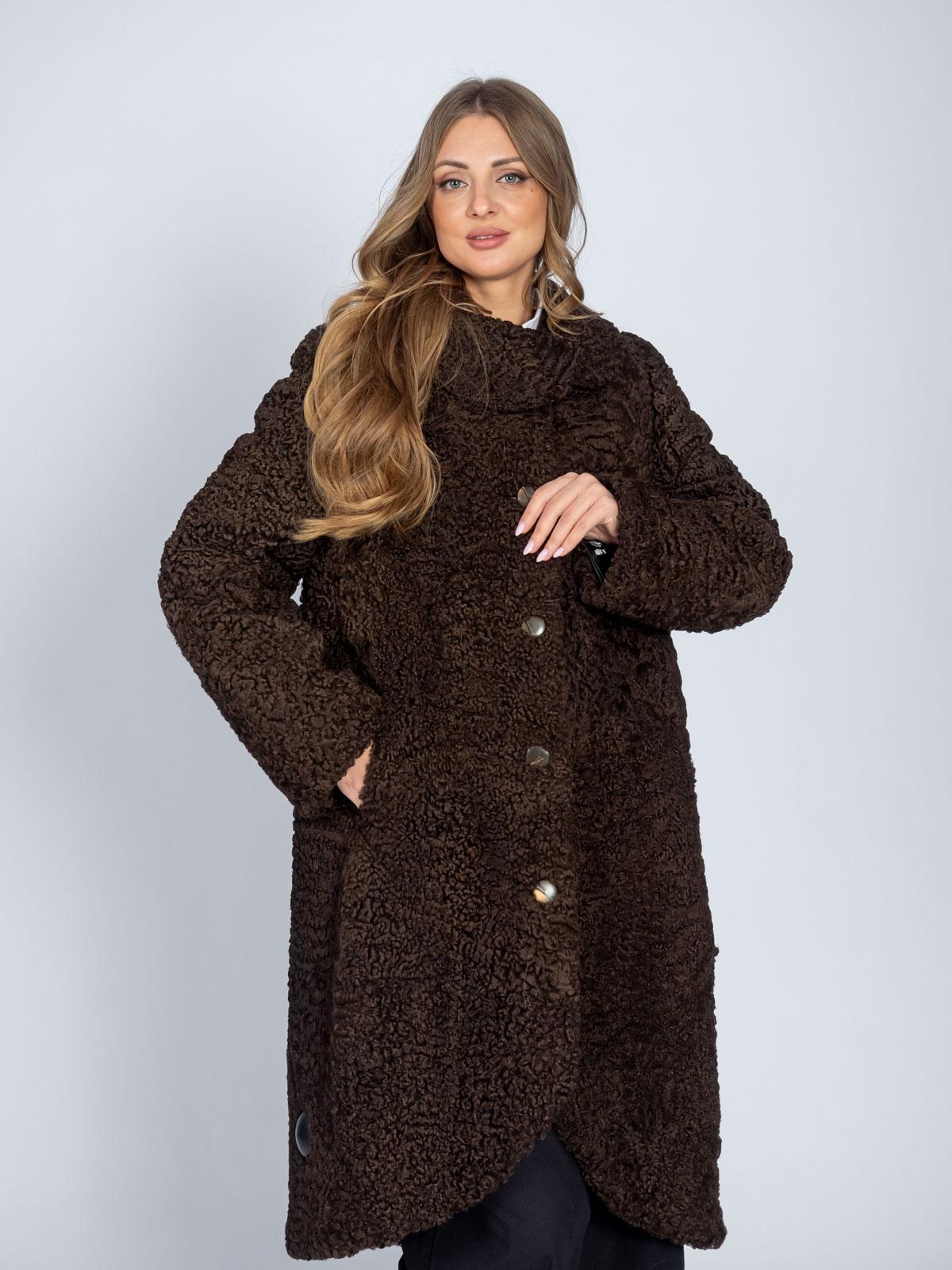 Шуба женская из меха каракуля Багира Л 17