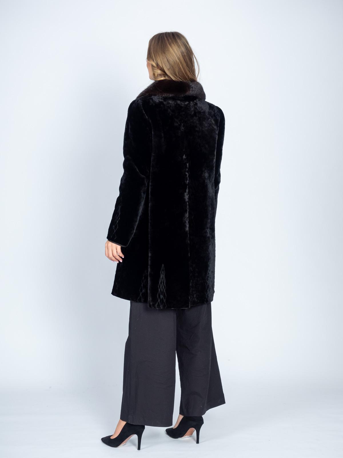 Шуба из меха овчины Aliance fur А-19