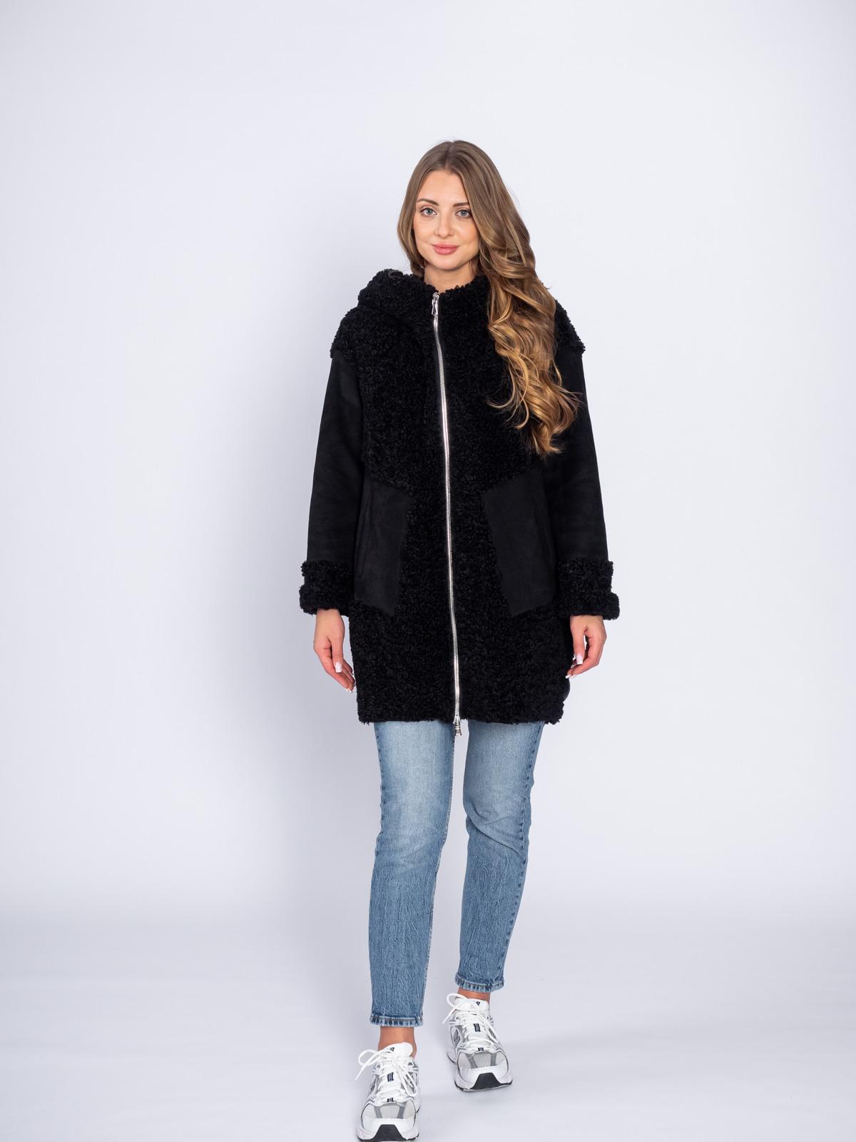 Шуба из эко-меха Дианель Меховой дом Э-138 W/P