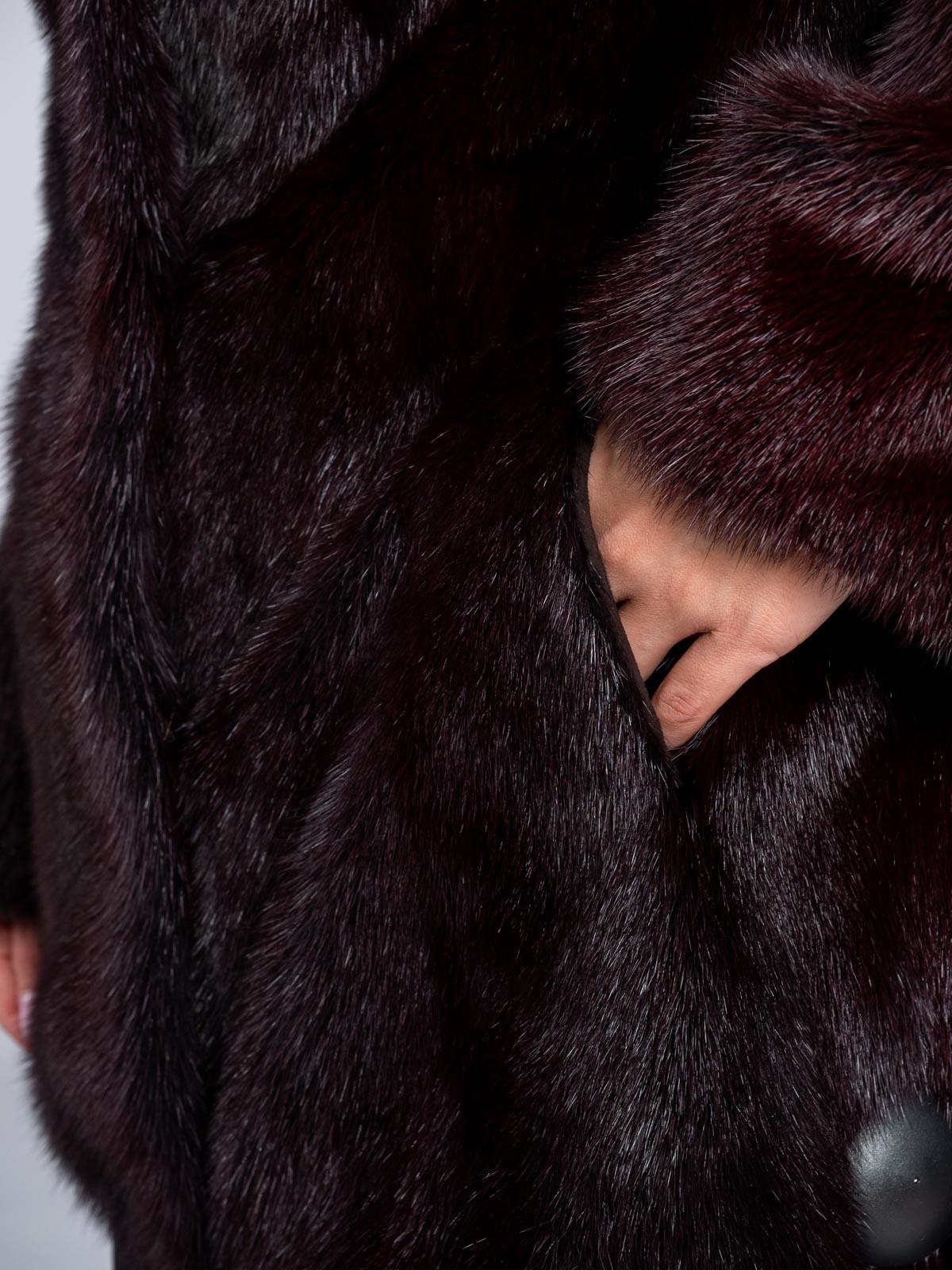 Шуба из меха норки Меха России 484-16