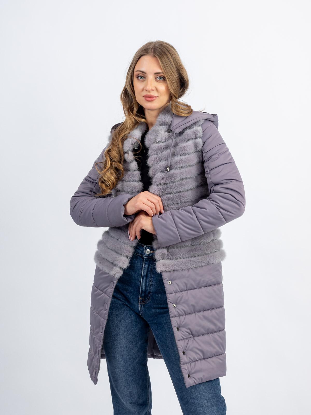 Пальто из меха норки 006 