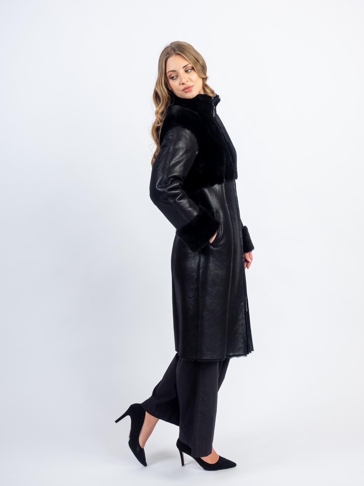 Дубленка женская из меха овчины Dio Gamez 10643