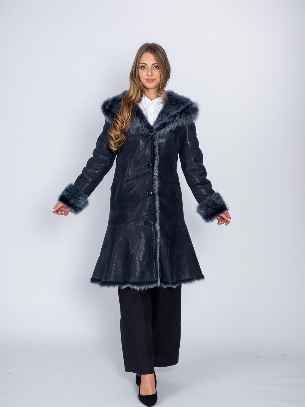 Дубленка женская из овчины Branco pelle S2488