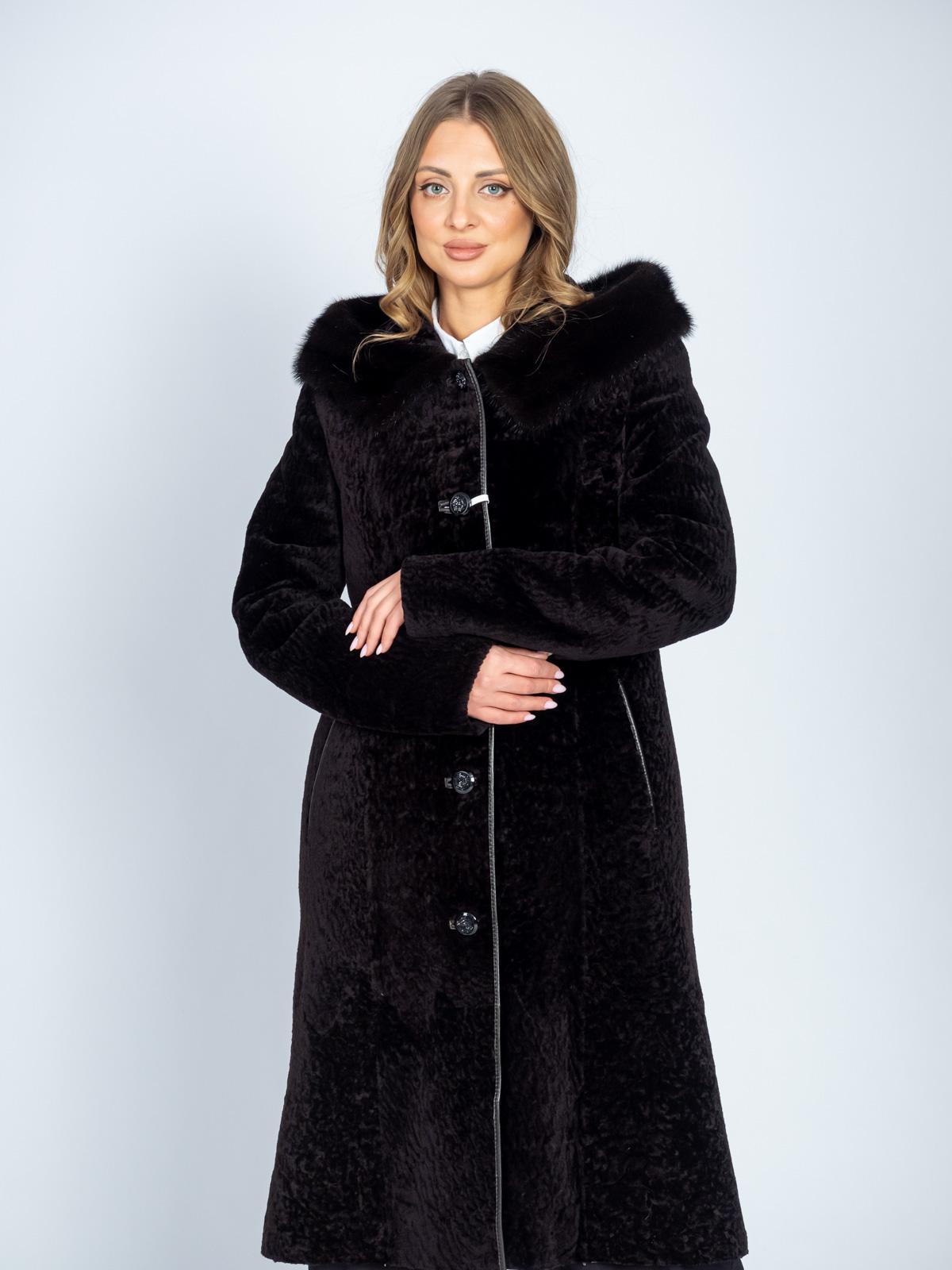 Шуба женская из меха овчины Меха Пятигорска Магда-5