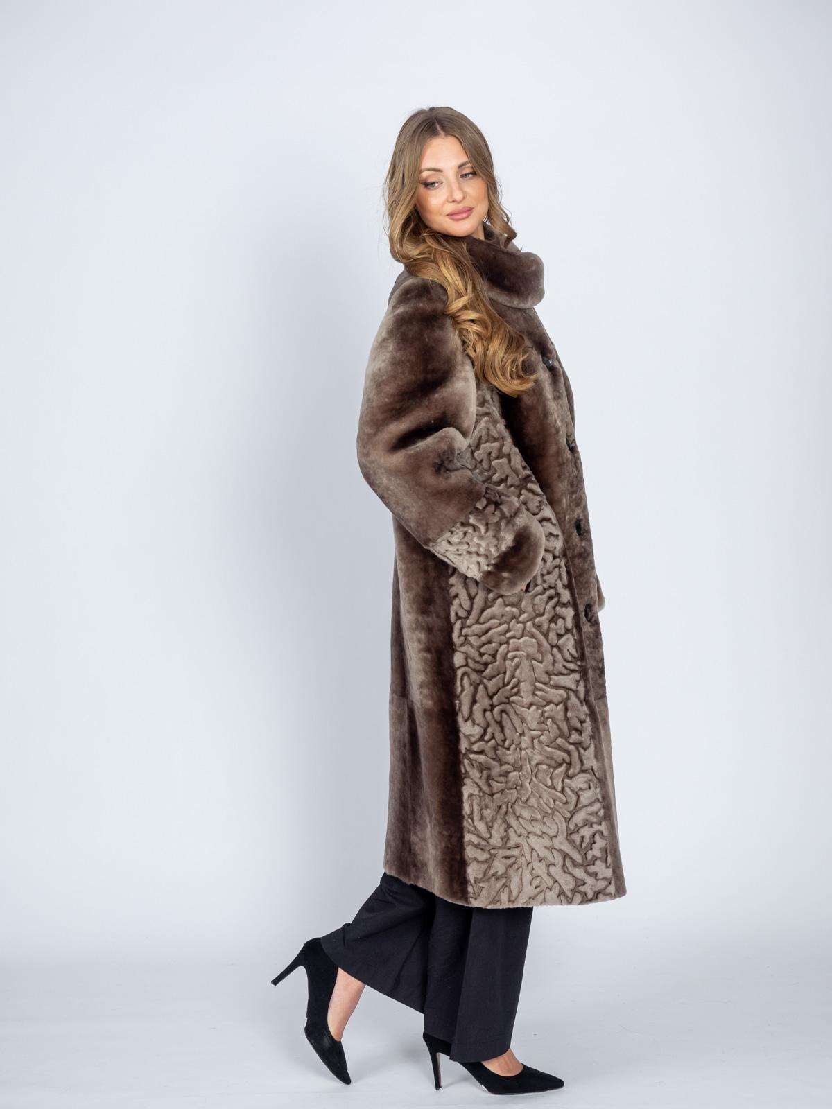 Шуба женская из меха овчины ADAMFIRST Есения