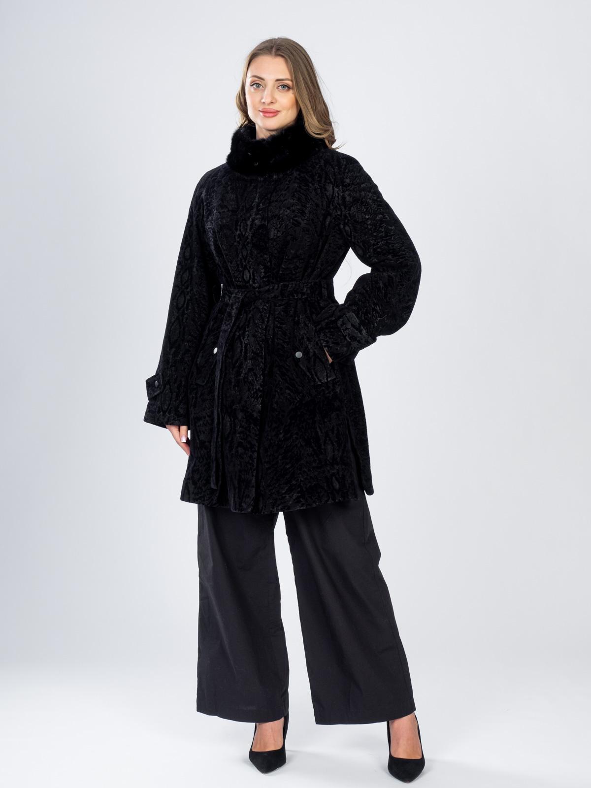 Пальто женское из  натуральной кожи Boni Pelle 22 Z 160-08