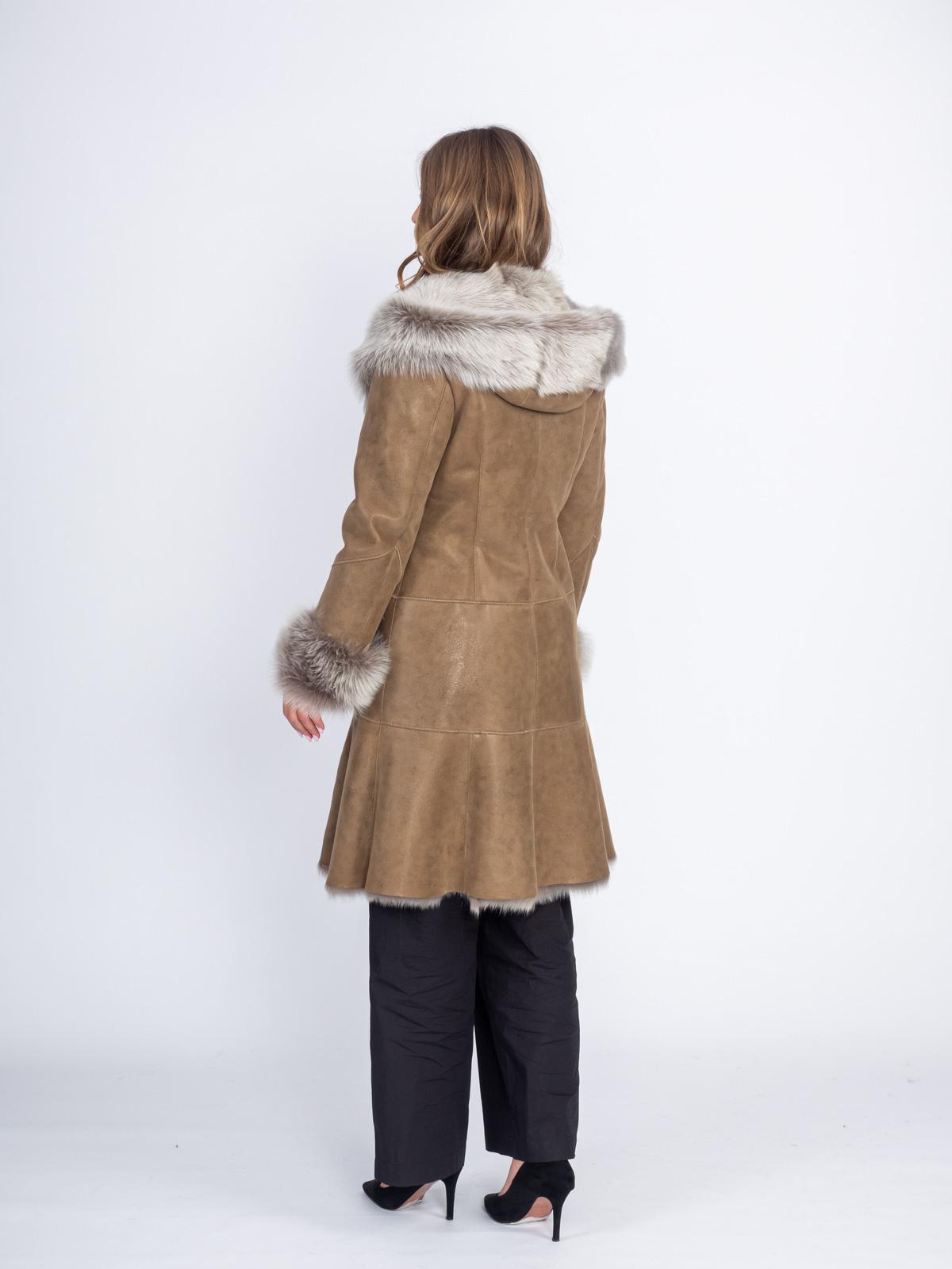 Дубленка женская из овчины Branco pelle S2488