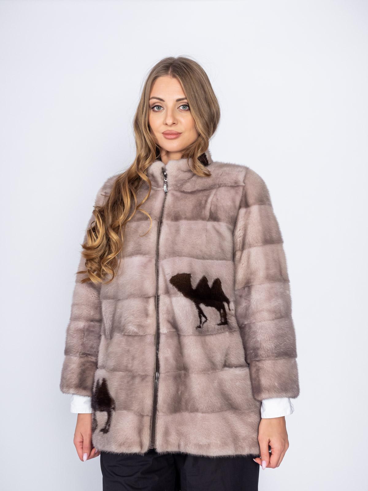 Шуба норковая Меха России Поперечка 