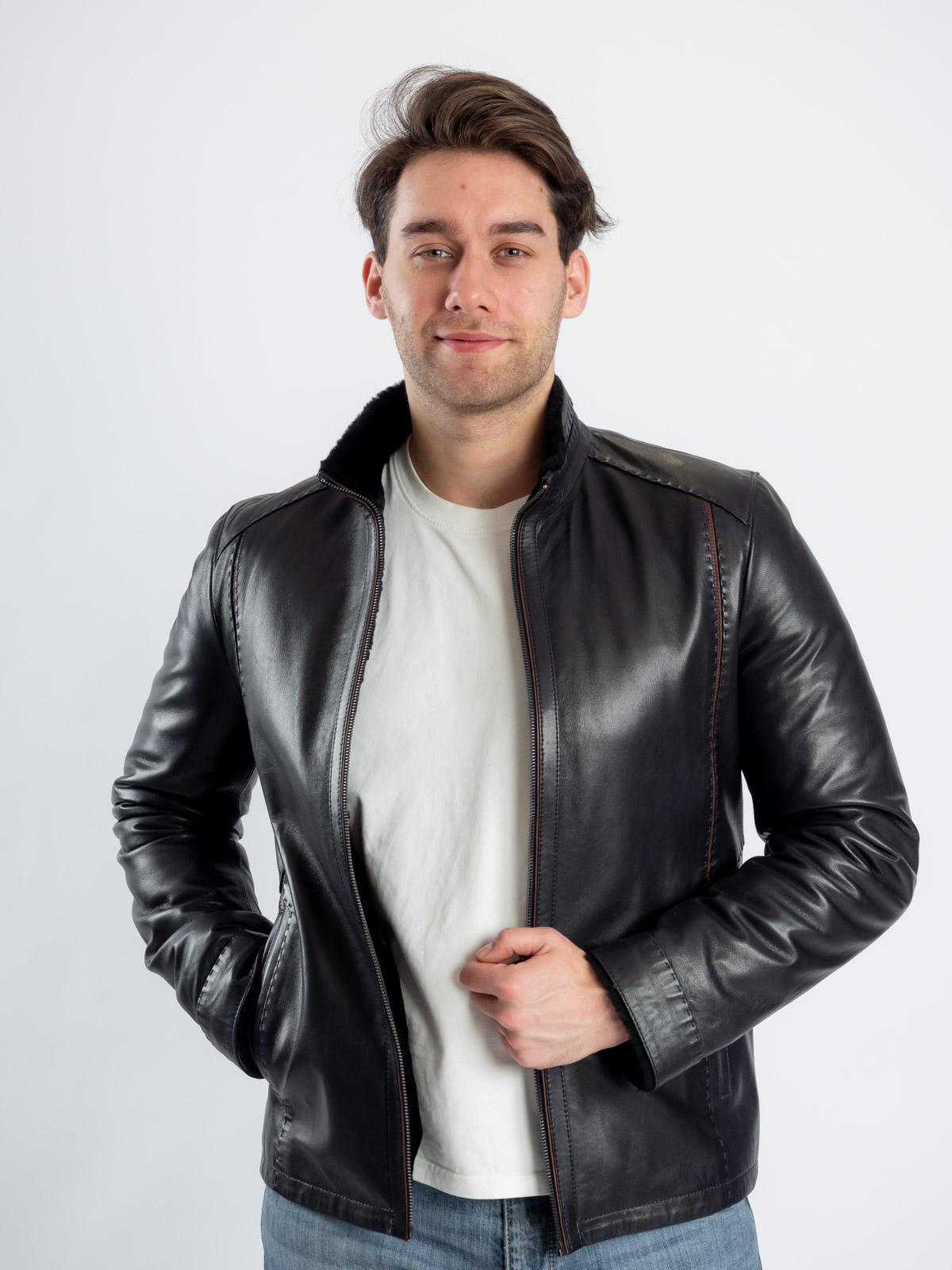 Дубленка с подкладом из овчины GIO MELLI F 4791