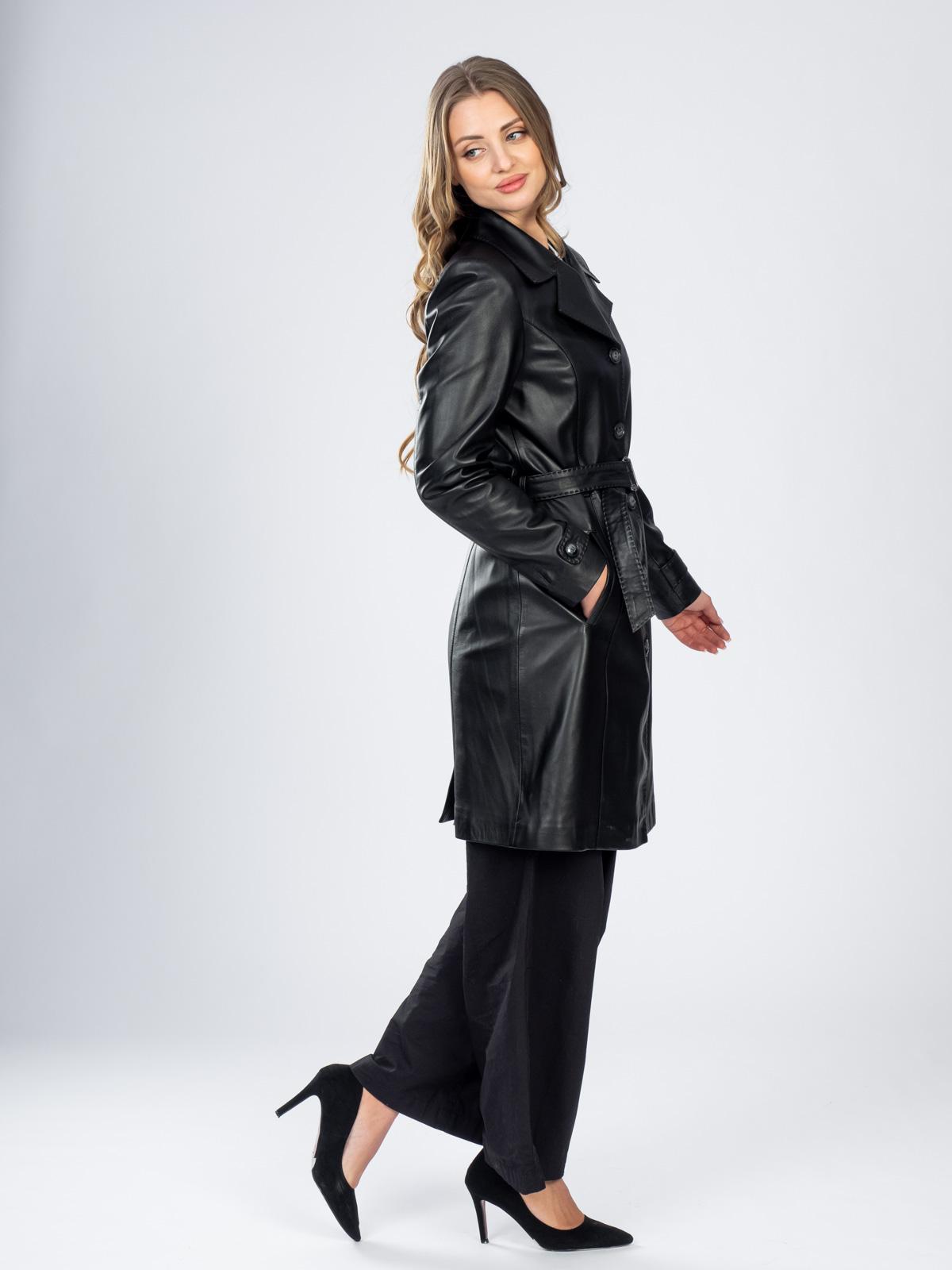 Пальто кожаное женское Viva Dolce Vita 88619