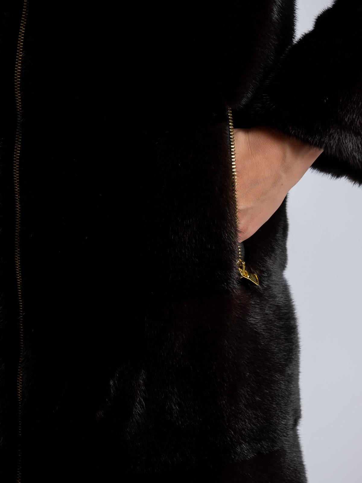 Жакет женская из меха норки Классика Куртка