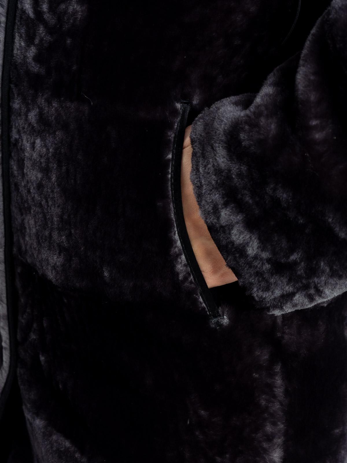 Шуба женская из меха овчины МиРель 709-М