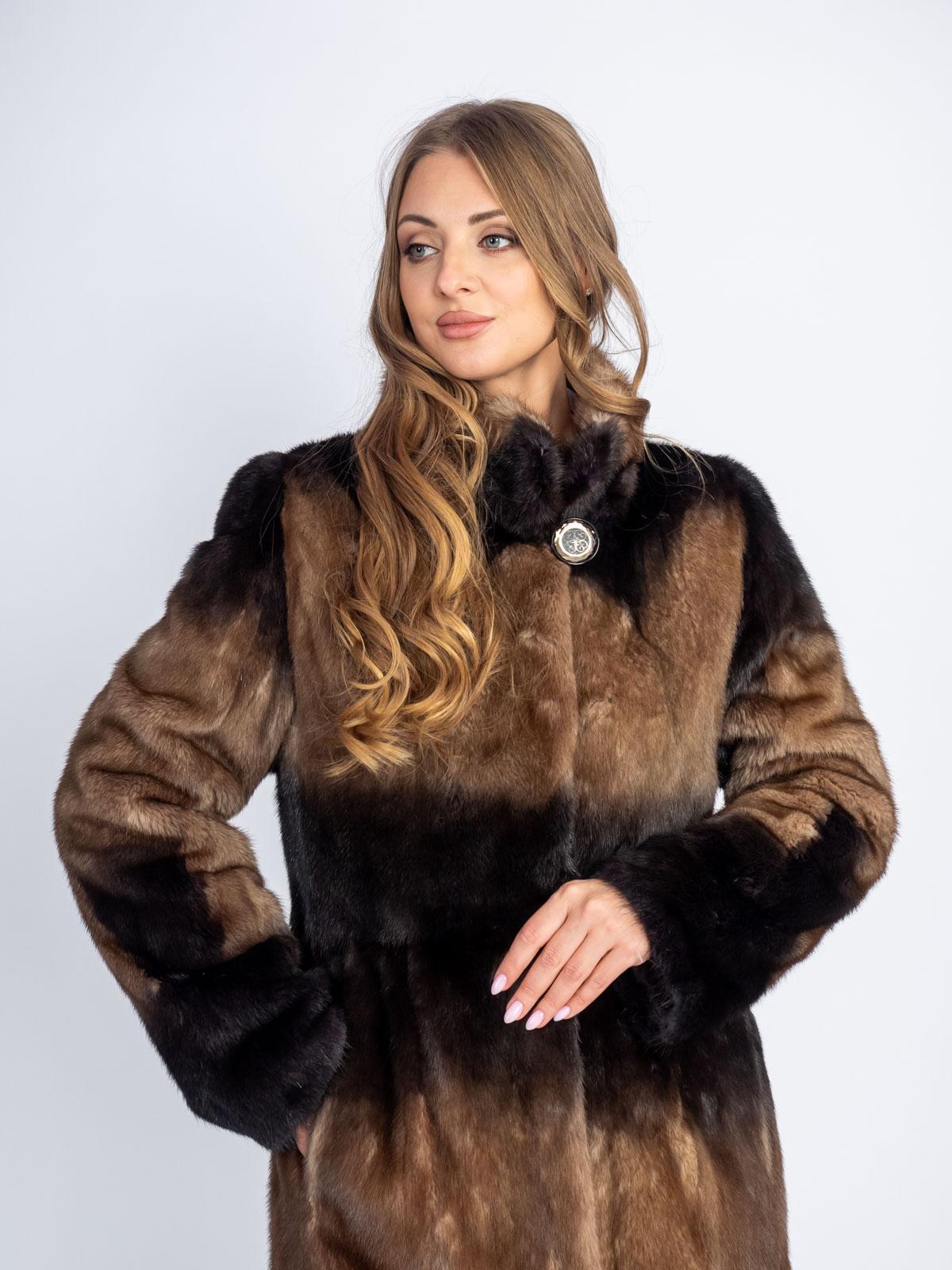 Шуба норковая Классика Прямая пластины