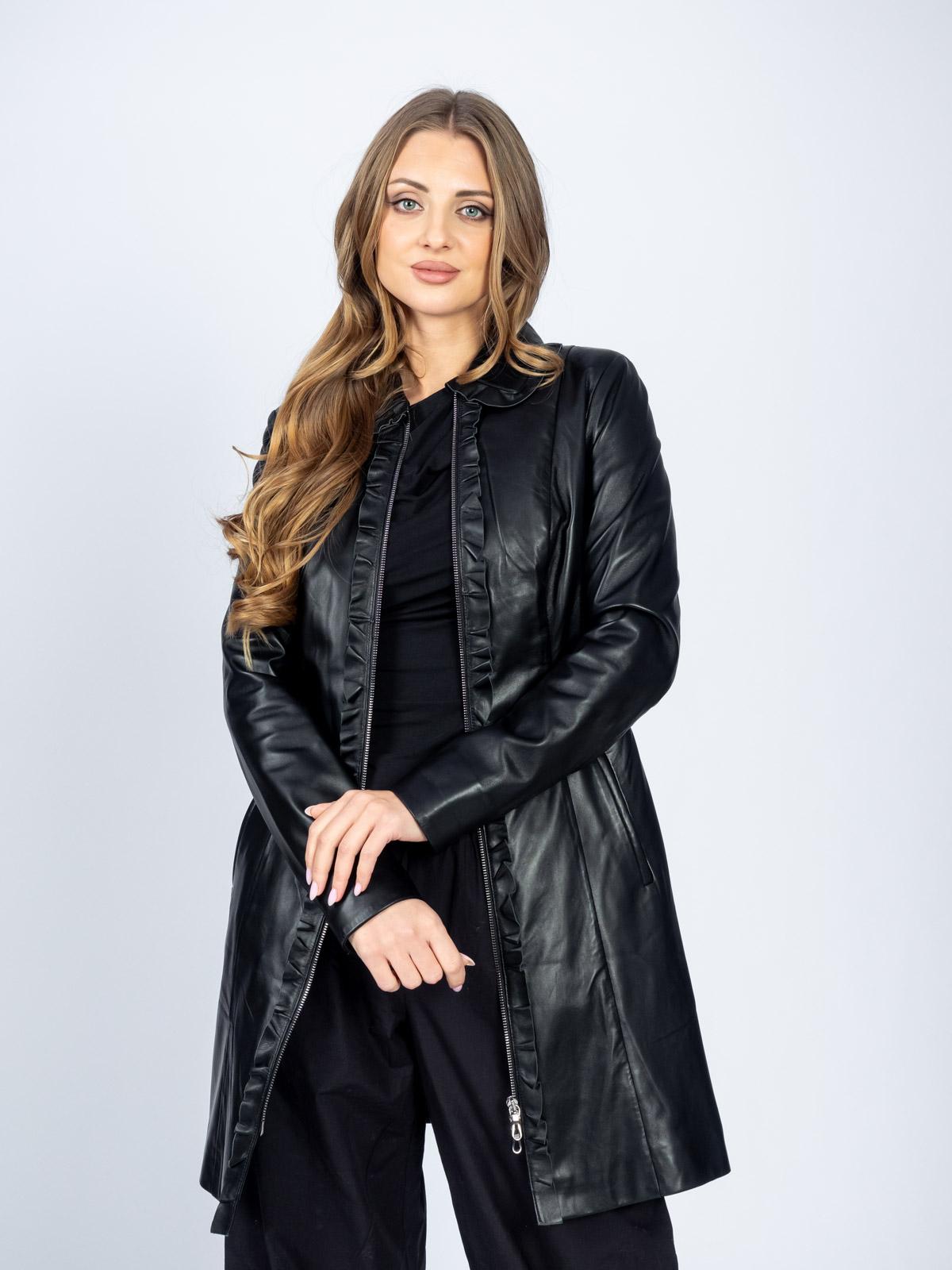 Плащ женский из натуральной кожи Tony Grazza 4607