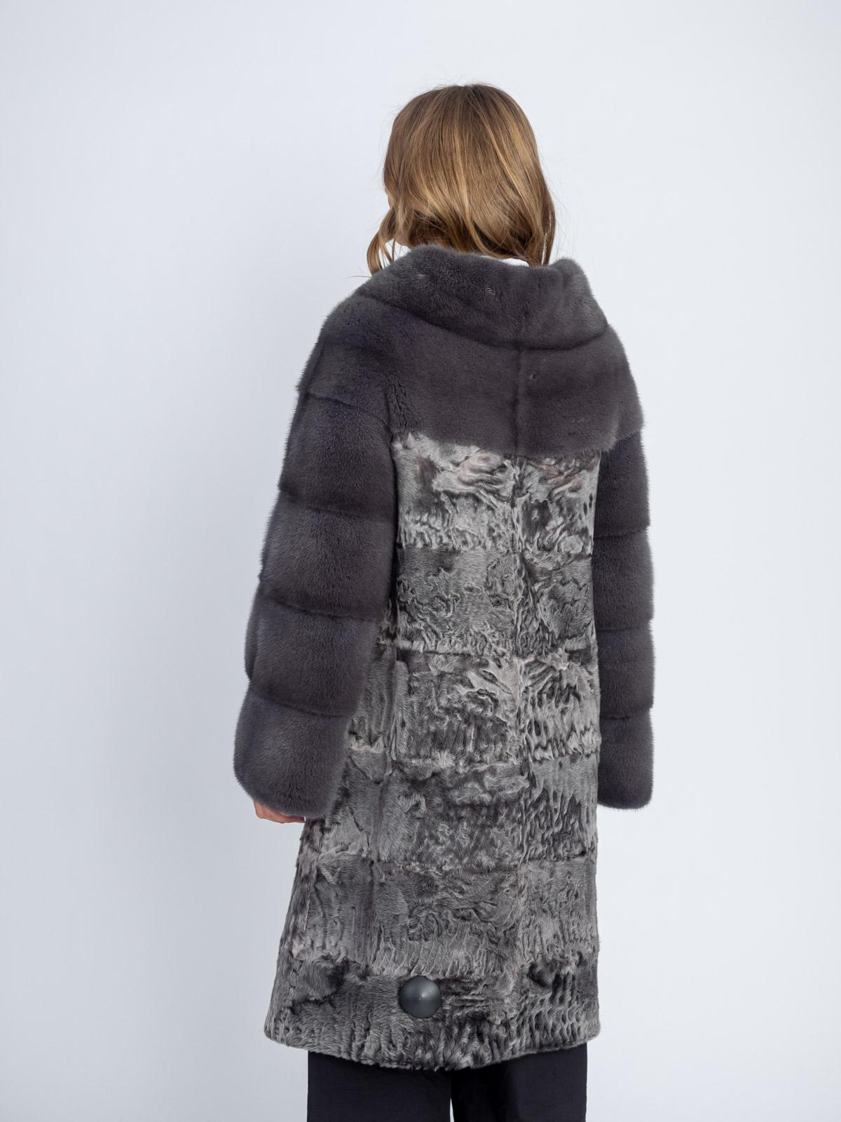 Шуба из меха каракуля Alex Шанель-Блюз 