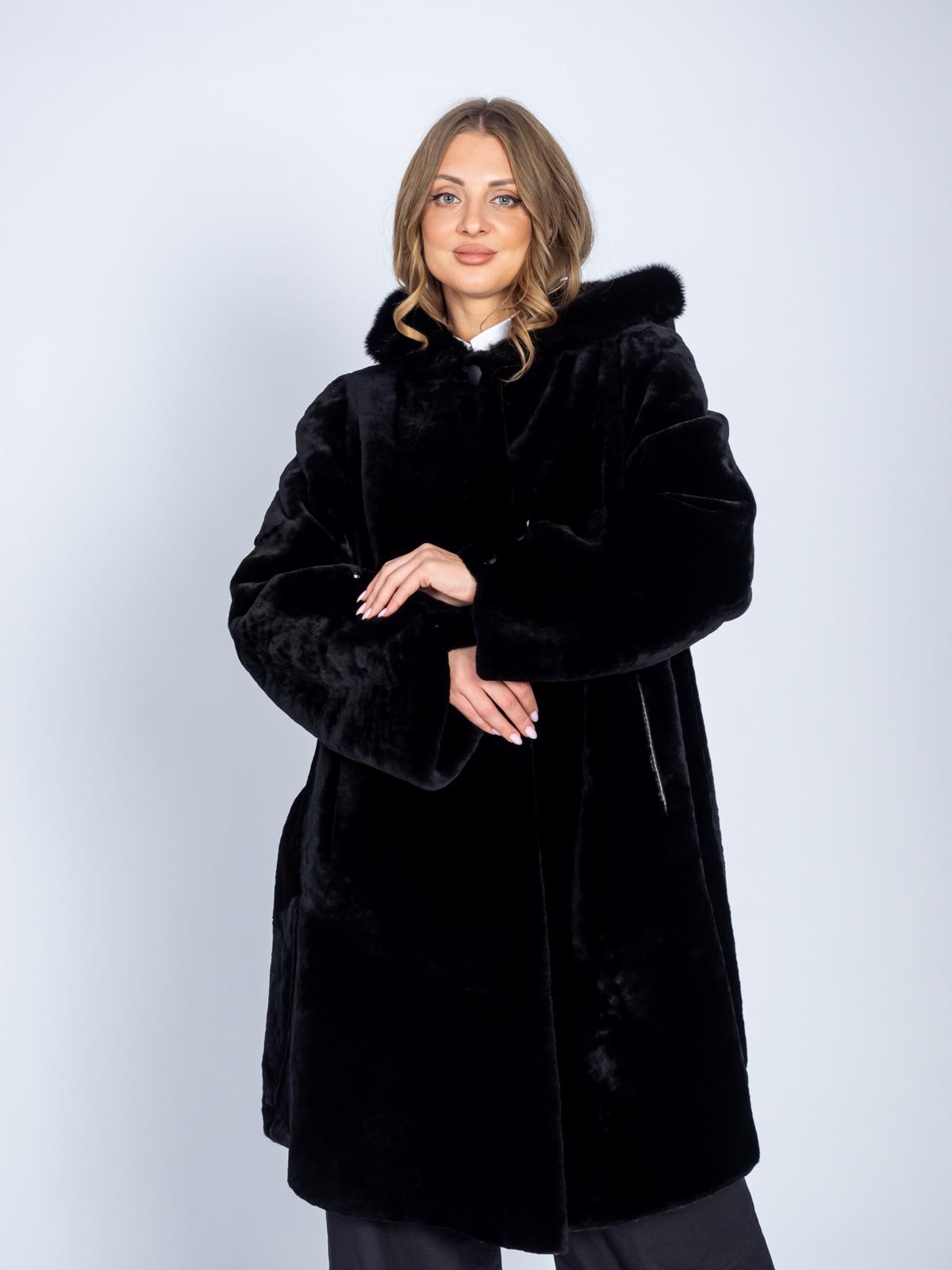 Шуба из меха овчины VERA&NIKA ШСР-6878
