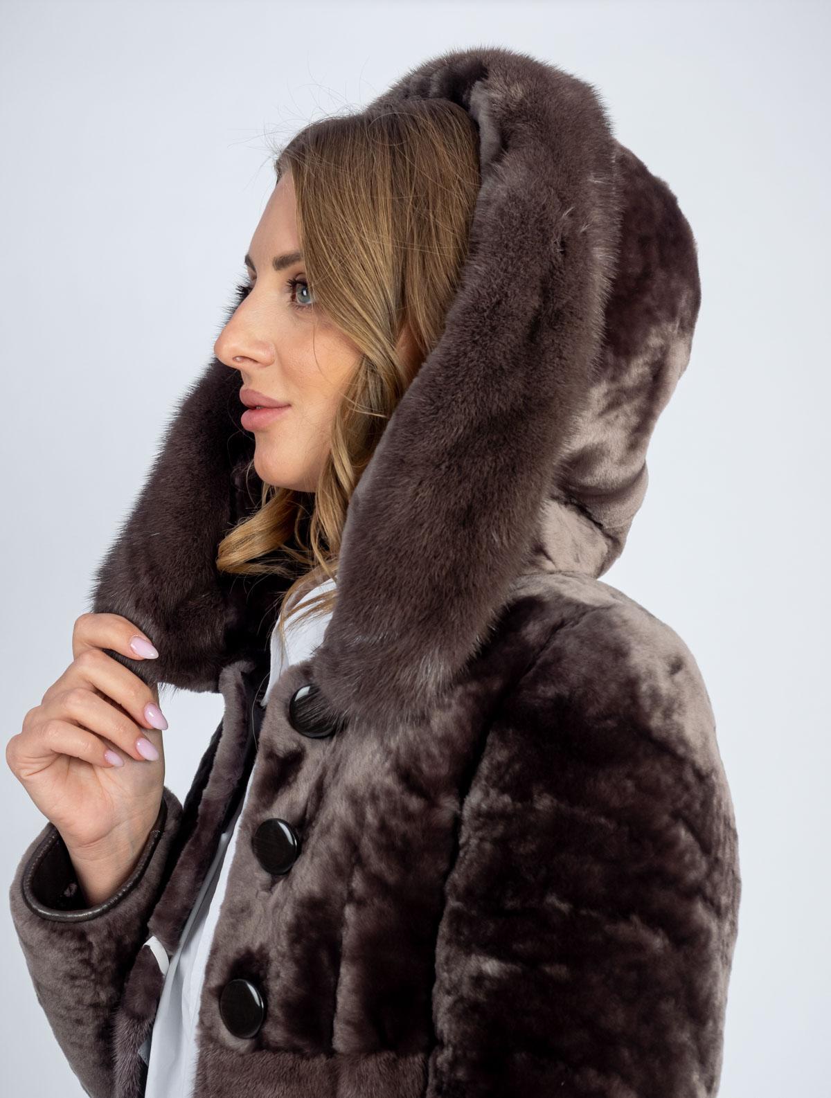Шуба из меха овчины Roberto Rafio ГО-204