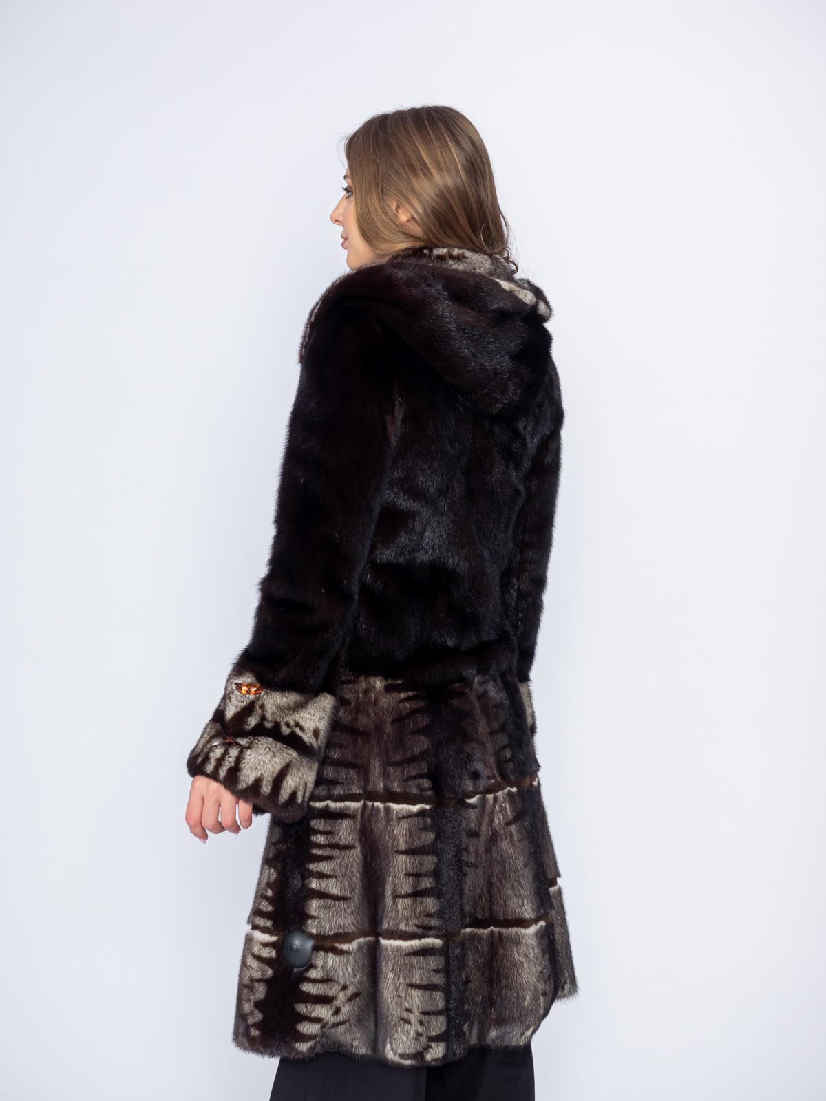 Шуба норковая женская Классика Гаде
