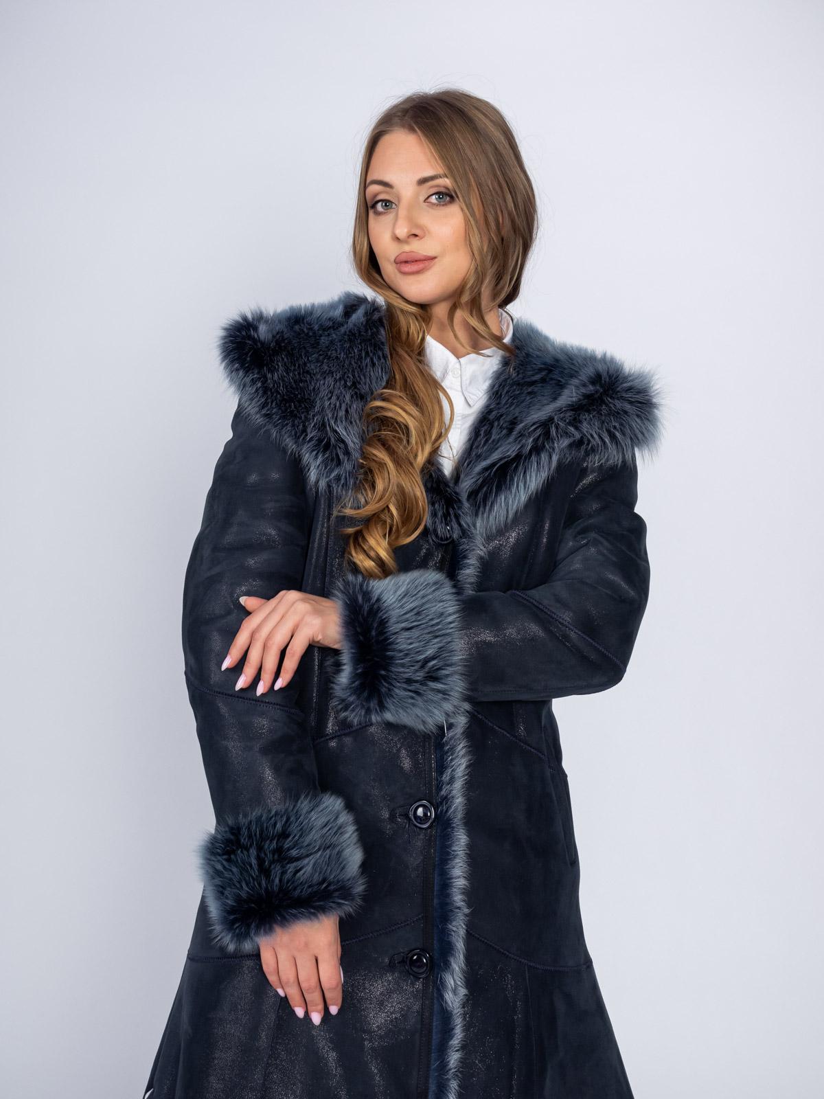 Дубленка женская из овчины Branco pelle S2488